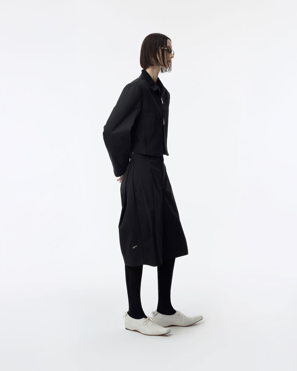 Ader Error - Sig; BK Tag shorts 01 (Noir) product image 2 | TRAB K-Fashion Australia