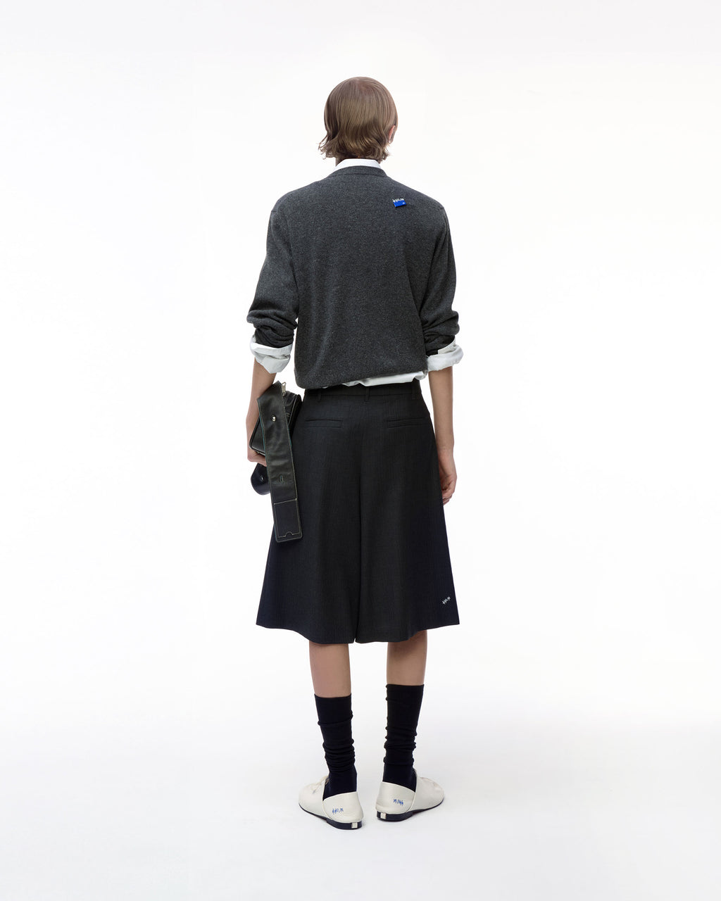 Ader Error - Sig; BK Tag shorts 02 (Gray) product image 9 | TRAB K-Fashion Australia