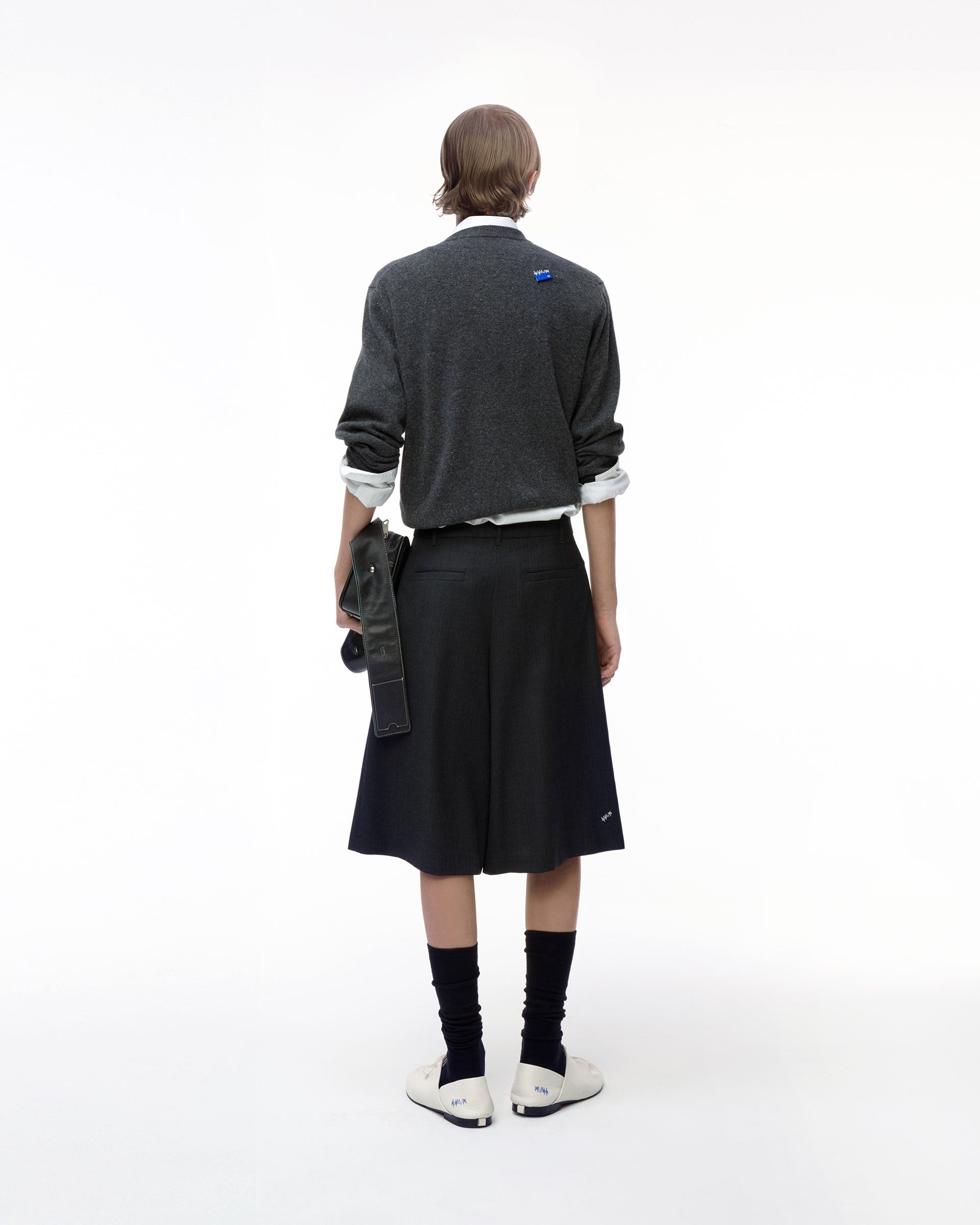 Ader Error - Sig; BK Tag shorts 02 (Gray) product image 9 | TRAB K-Fashion Australia
