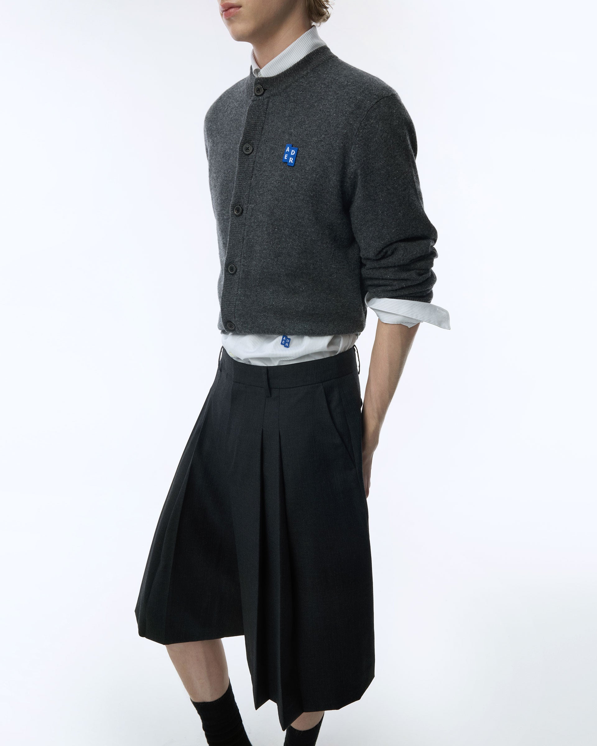 Ader Error - Sig; BK Tag shorts 02 (Gray) product image 12 | TRAB K-Fashion Australia