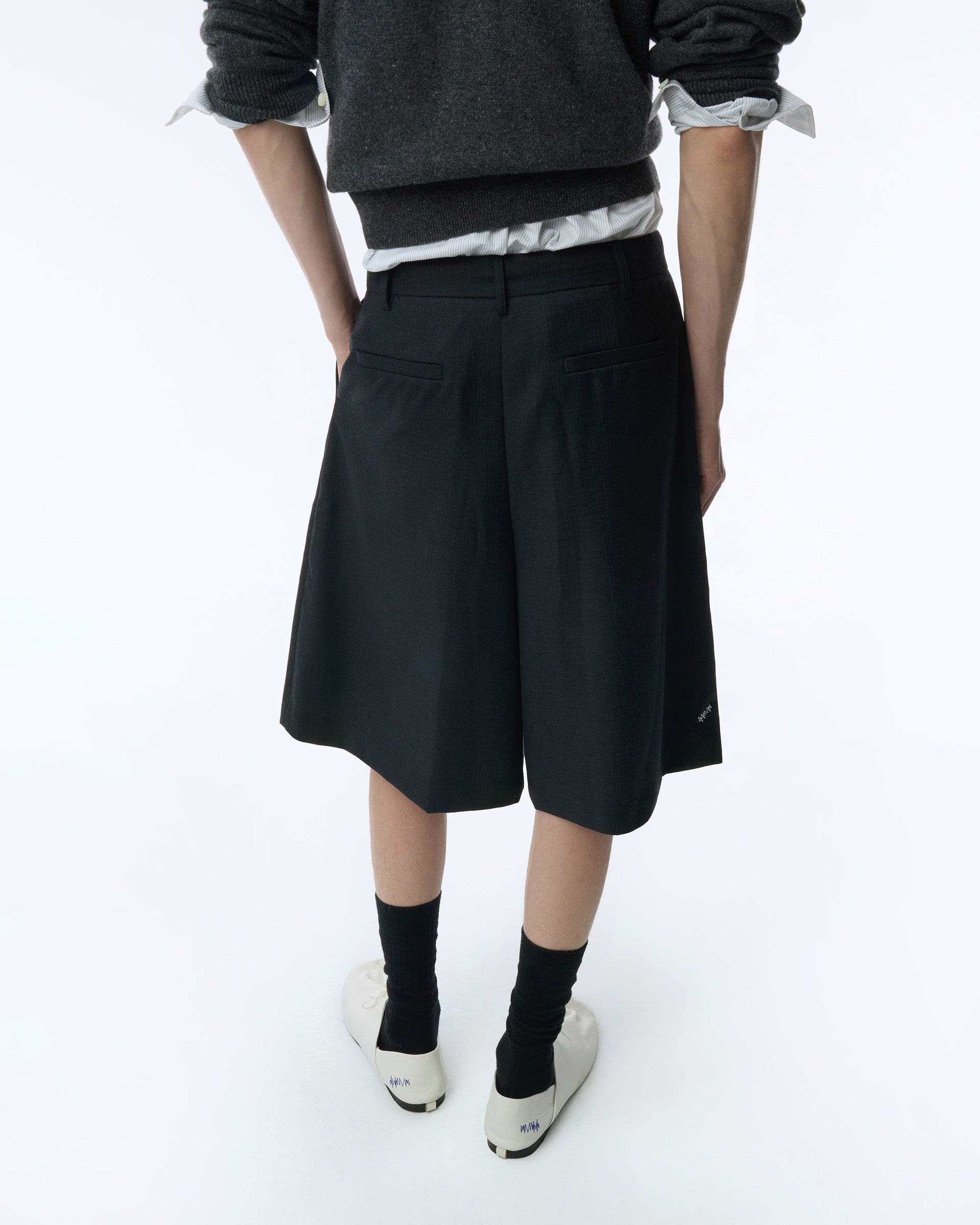 Ader Error - Sig; BK Tag shorts 02 (Gray) product image 14 | TRAB K-Fashion Australia