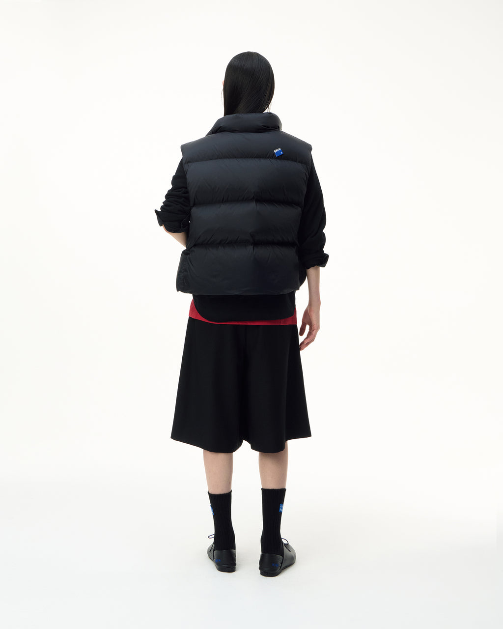 Ader Error - Sig; BL Tag puffer vest 01 (Noir) product image 6 | TRAB K-Fashion Australia