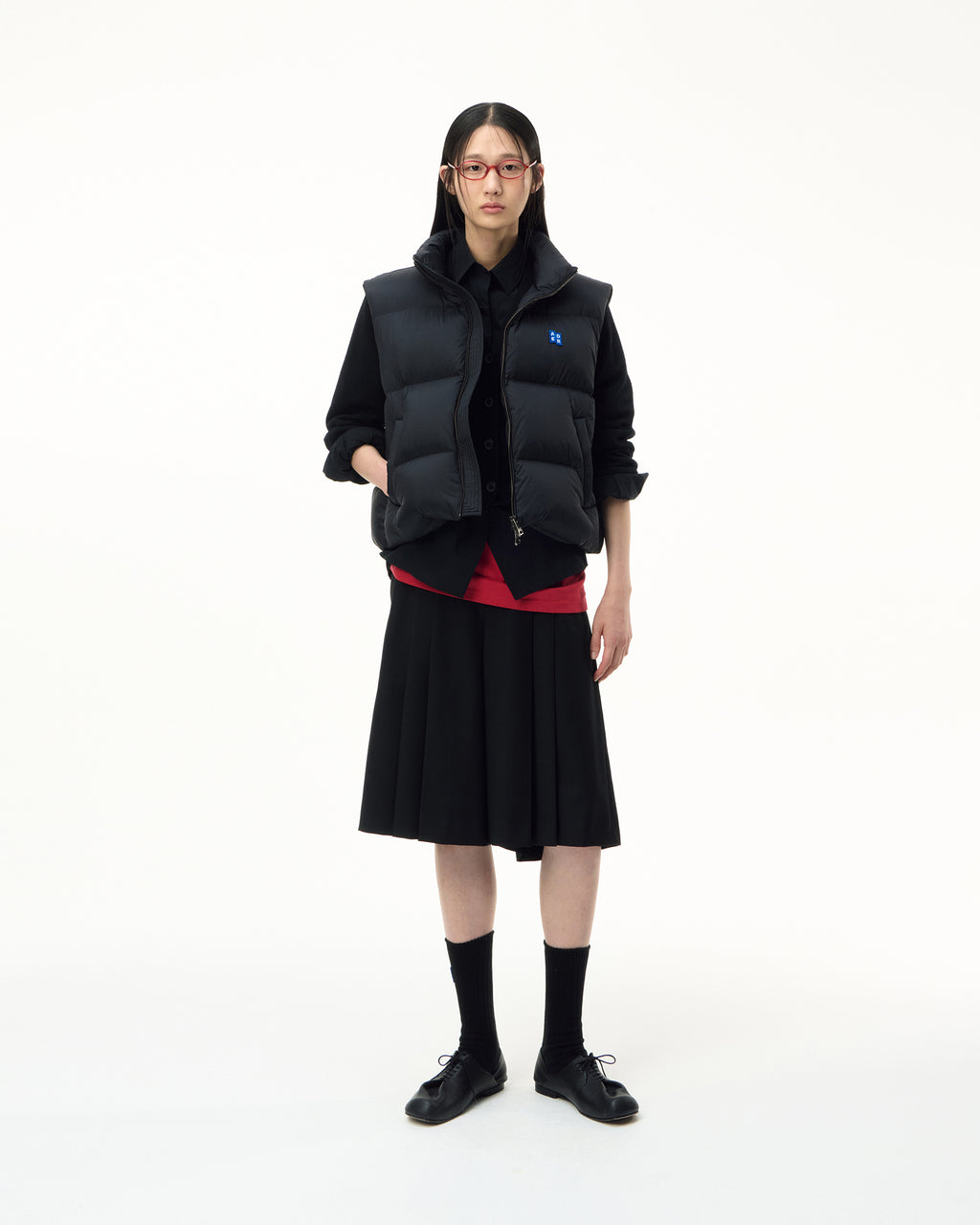 Ader Error - Sig; BL Tag puffer vest 01 (Noir) product image 8 | TRAB K-Fashion Australia