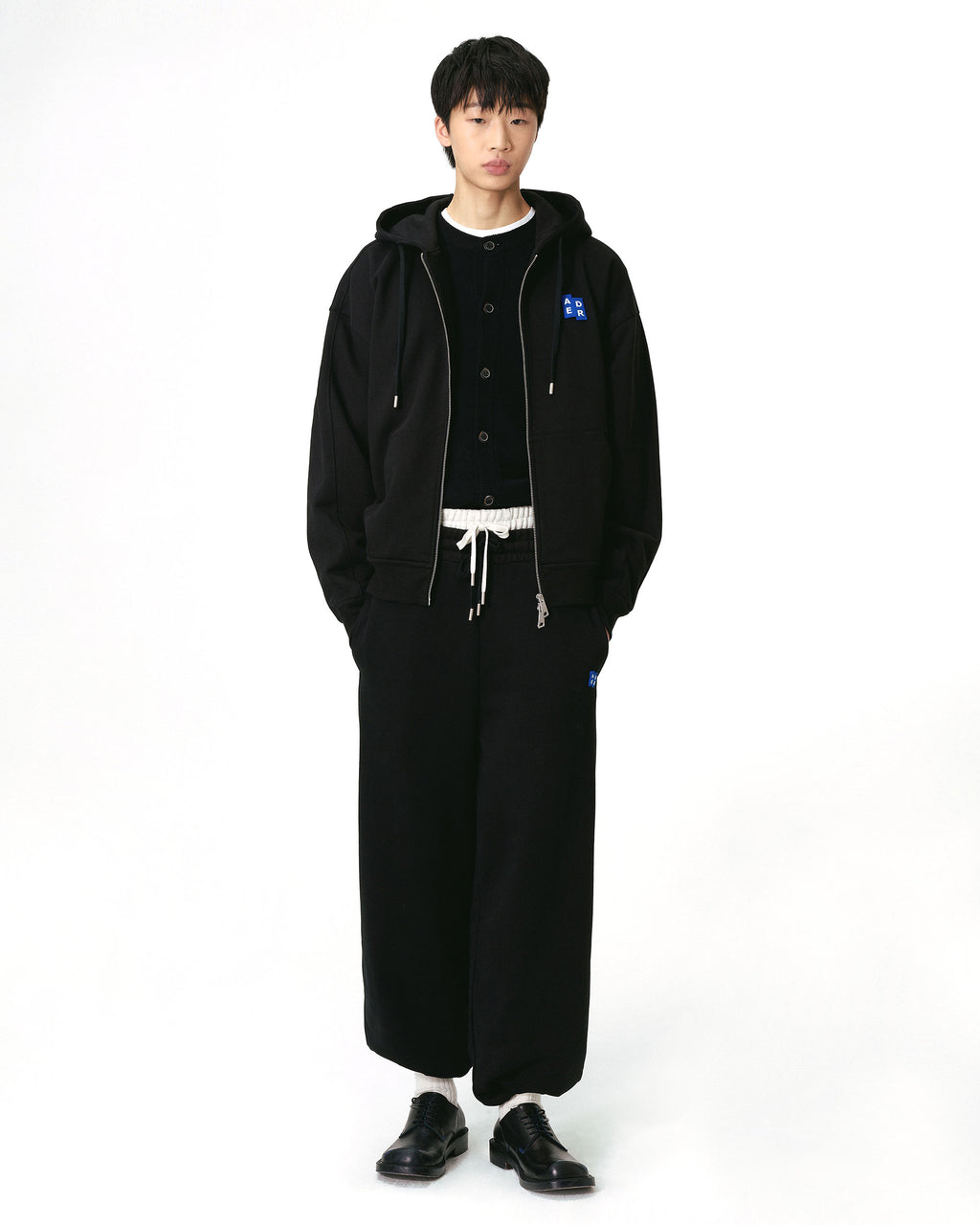 Ader Error - Sig; BL Tag hoodie zip-up 02 (Noir) product image 13 | TRAB K-Fashion Australia