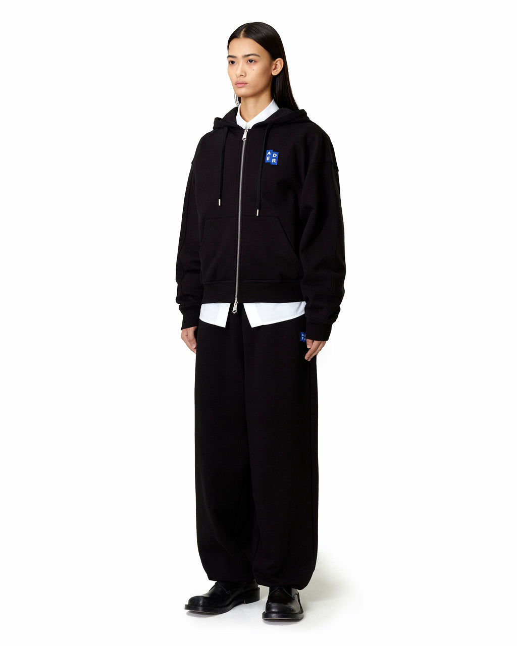 Ader Error - Sig; BL Tag hoodie zip-up 02 (Noir) product image 8 | TRAB K-Fashion Australia