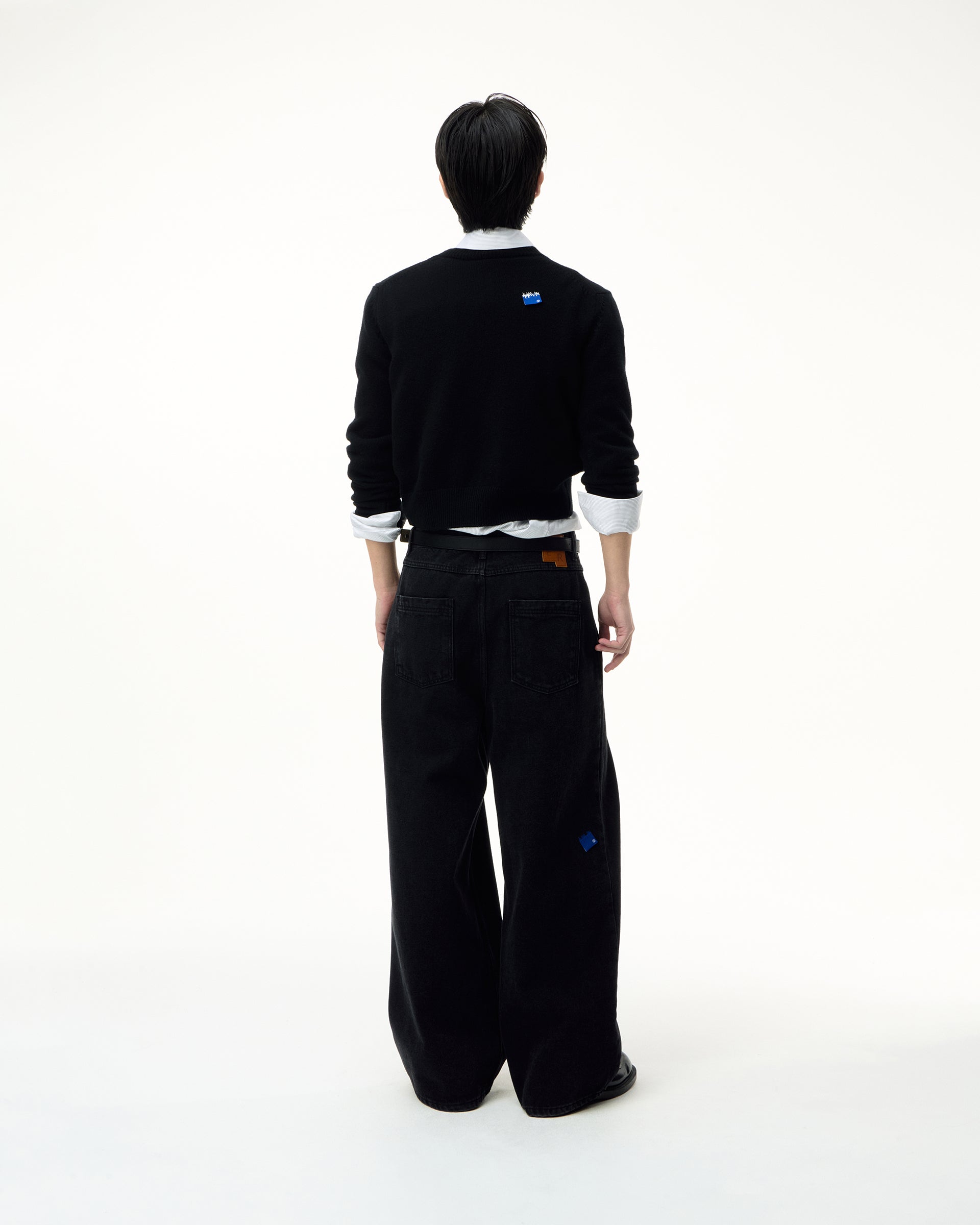 Ader Error - Sig; SV Tag jeans 02 (Noir) product image 10 | TRAB K-Fashion Australia