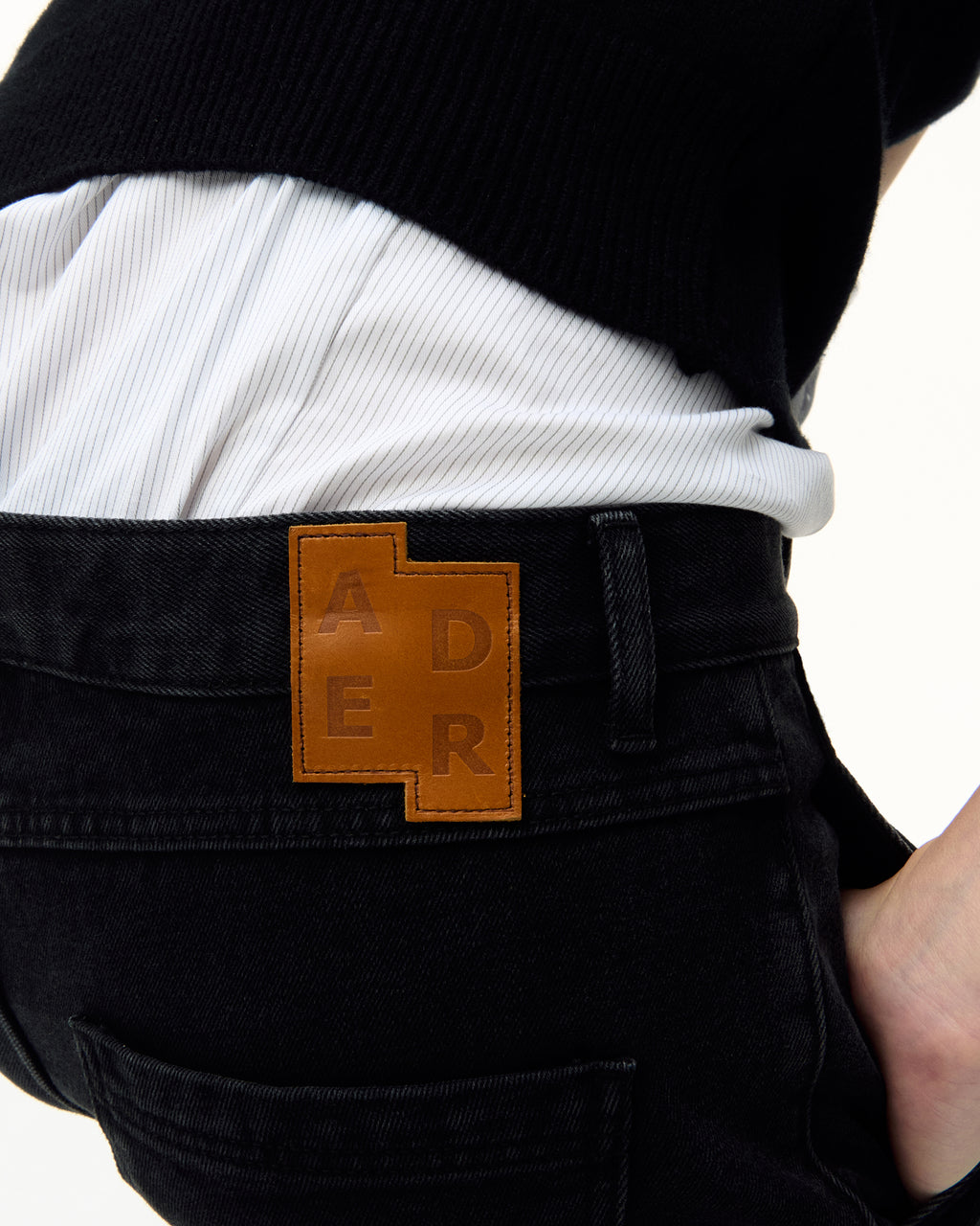 Ader Error - Sig; SV Tag jeans 02 (Noir) product image 13 | TRAB K-Fashion Australia