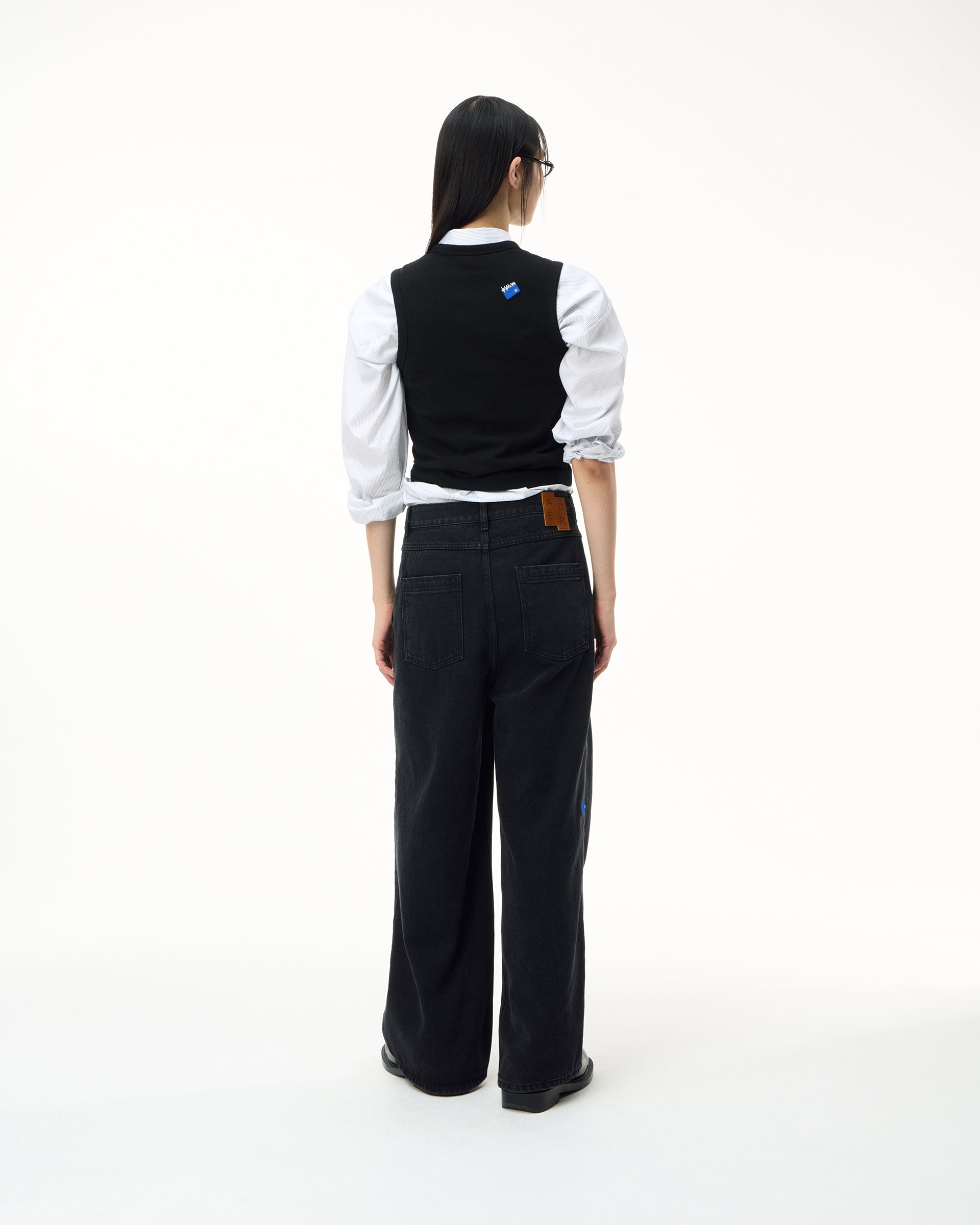 Ader Error - Sig; SV Tag jeans 02 (Noir) product image 2 | TRAB K-Fashion Australia