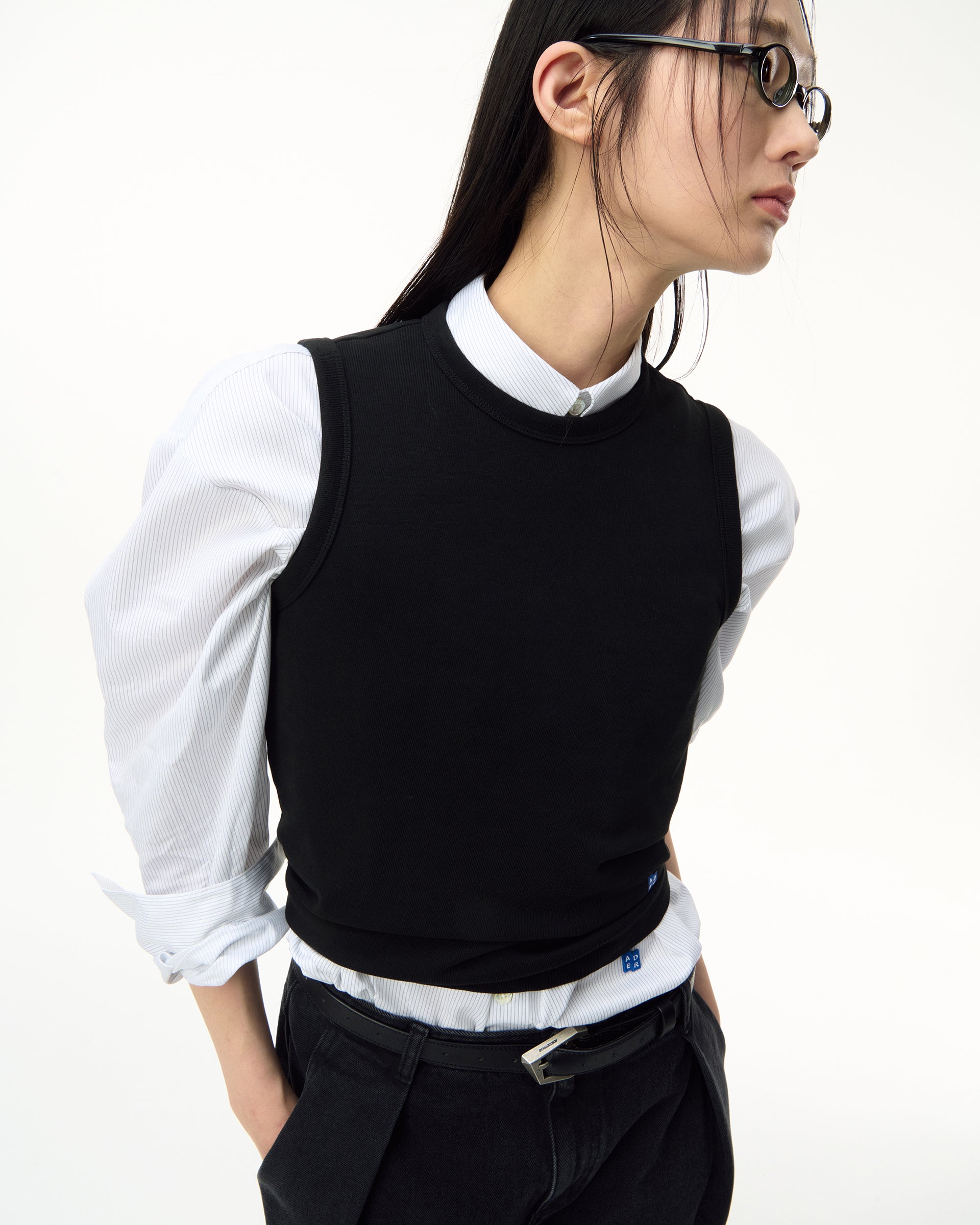 Ader Error - Sig; SV Tag jeans 02 (Noir) product image 3 | TRAB K-Fashion Australia