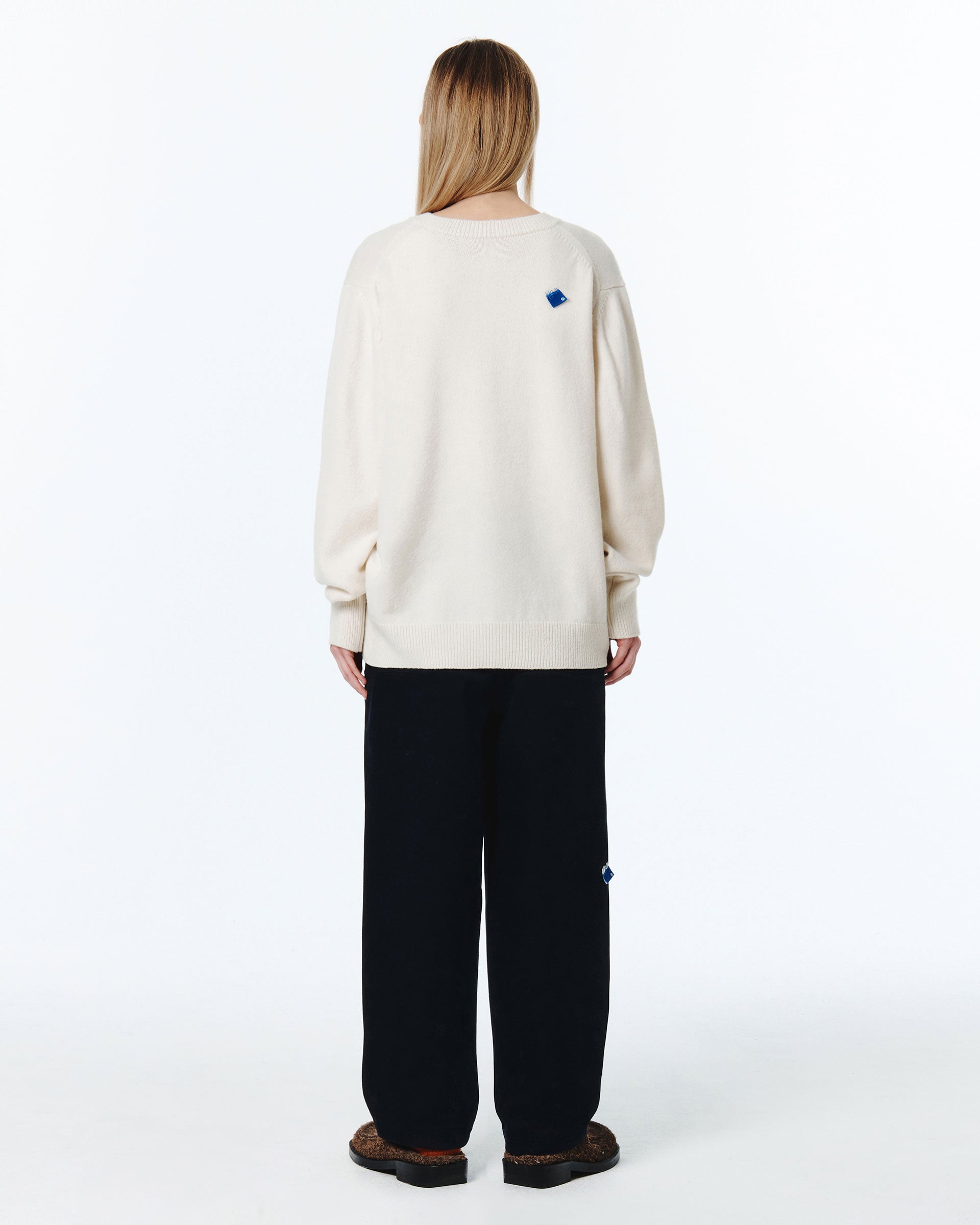 Ader Error - Sig; BL Tag knit 01 (Oatmeal) product image 6 | TRAB K-Fashion Australia