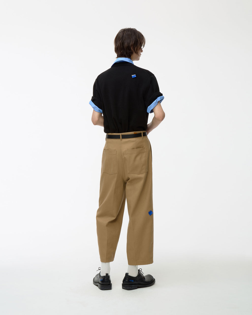 Ader Error - Sig; BL Tag half sleeve knit 01 (Noir) product image 10 | TRAB K-Fashion Australia