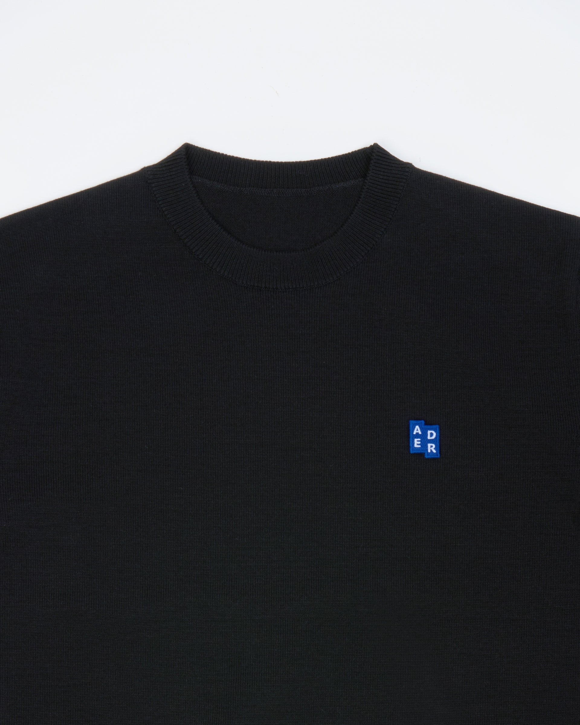 Ader Error - Sig; BL Tag half sleeve knit 01 (Noir) product image 5 | TRAB K-Fashion Australia