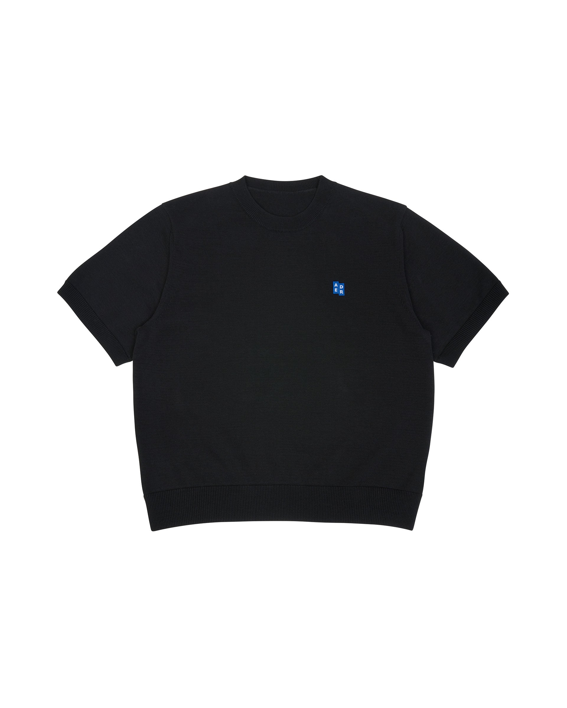 Ader Error - Sig; BL Tag half sleeve knit 01 (Noir) product image 6 | TRAB K-Fashion Australia