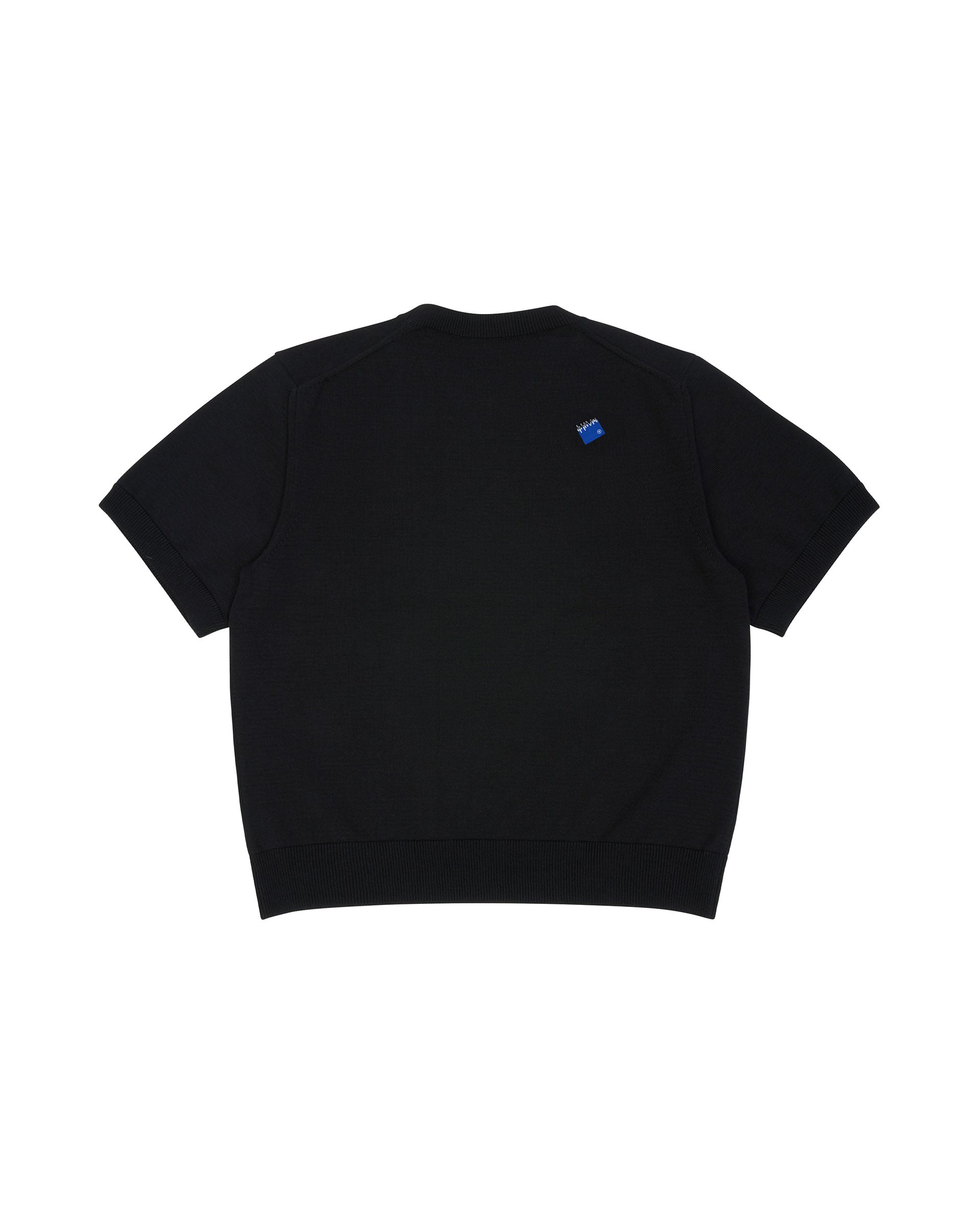 Ader Error - Sig; BL Tag half sleeve knit 01 (Noir) product image 7 | TRAB K-Fashion Australia