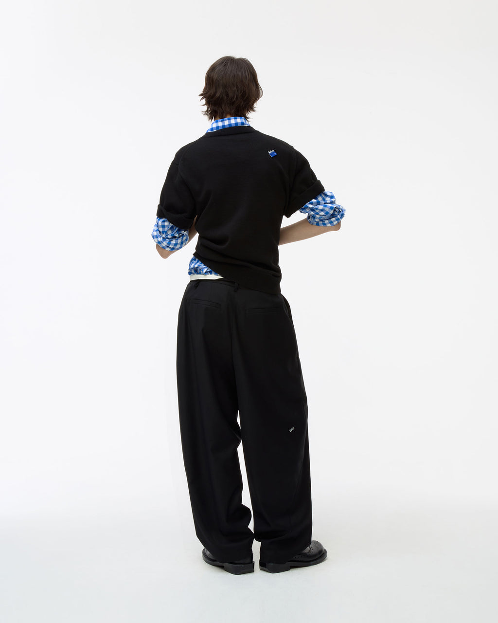 Ader Error - Sig; BL Tag half sleeve knit 02 (Noir) product image 15 | TRAB K-Fashion Australia