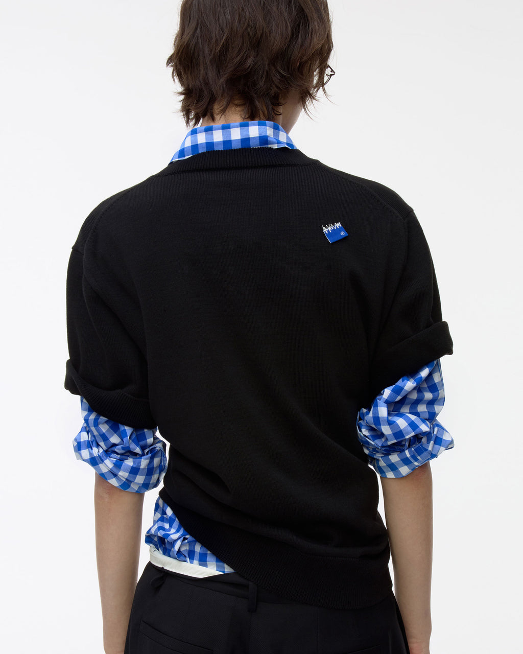 Ader Error - Sig; BL Tag half sleeve knit 02 (Noir) product image 19 | TRAB K-Fashion Australia