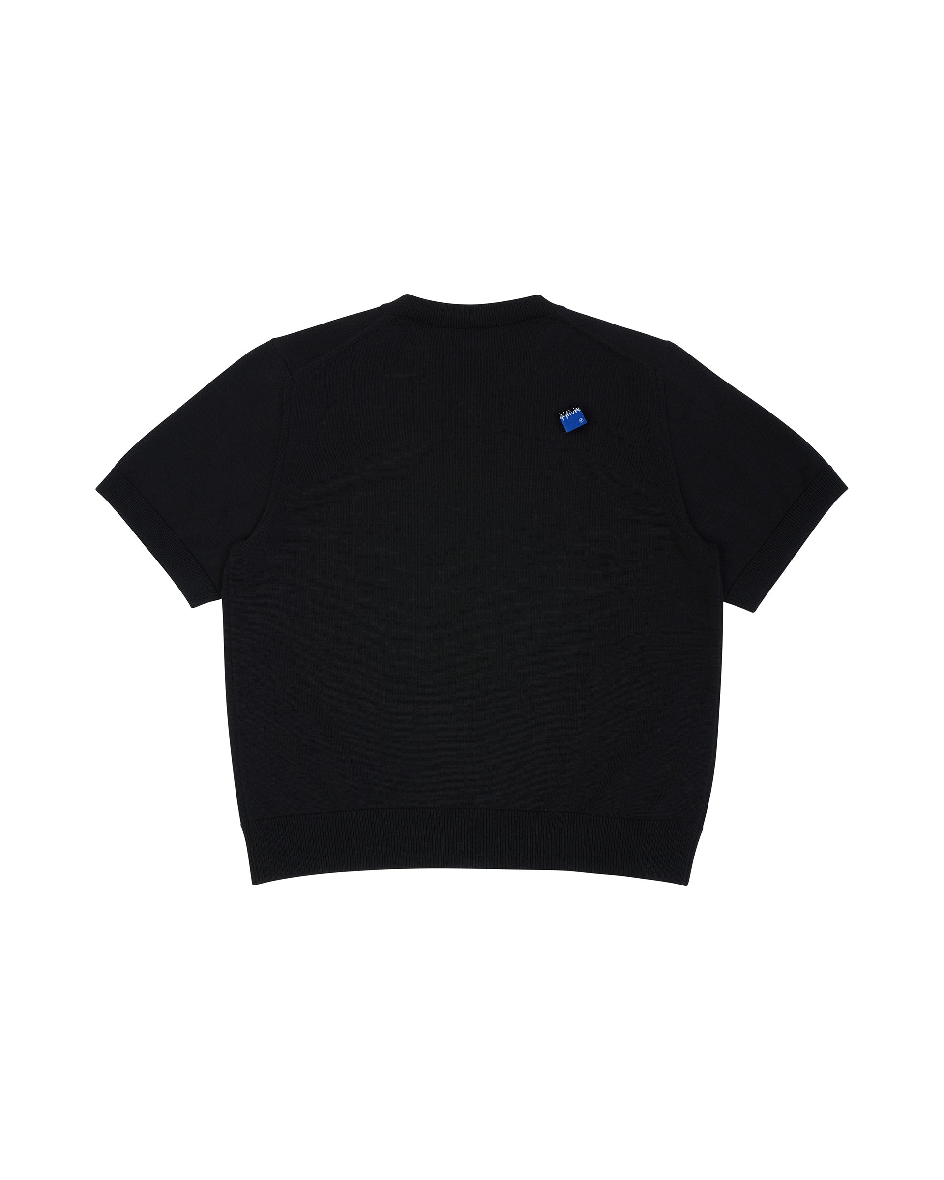 Ader Error - Sig; BL Tag half sleeve knit 02 (Noir) product image 12 | TRAB K-Fashion Australia