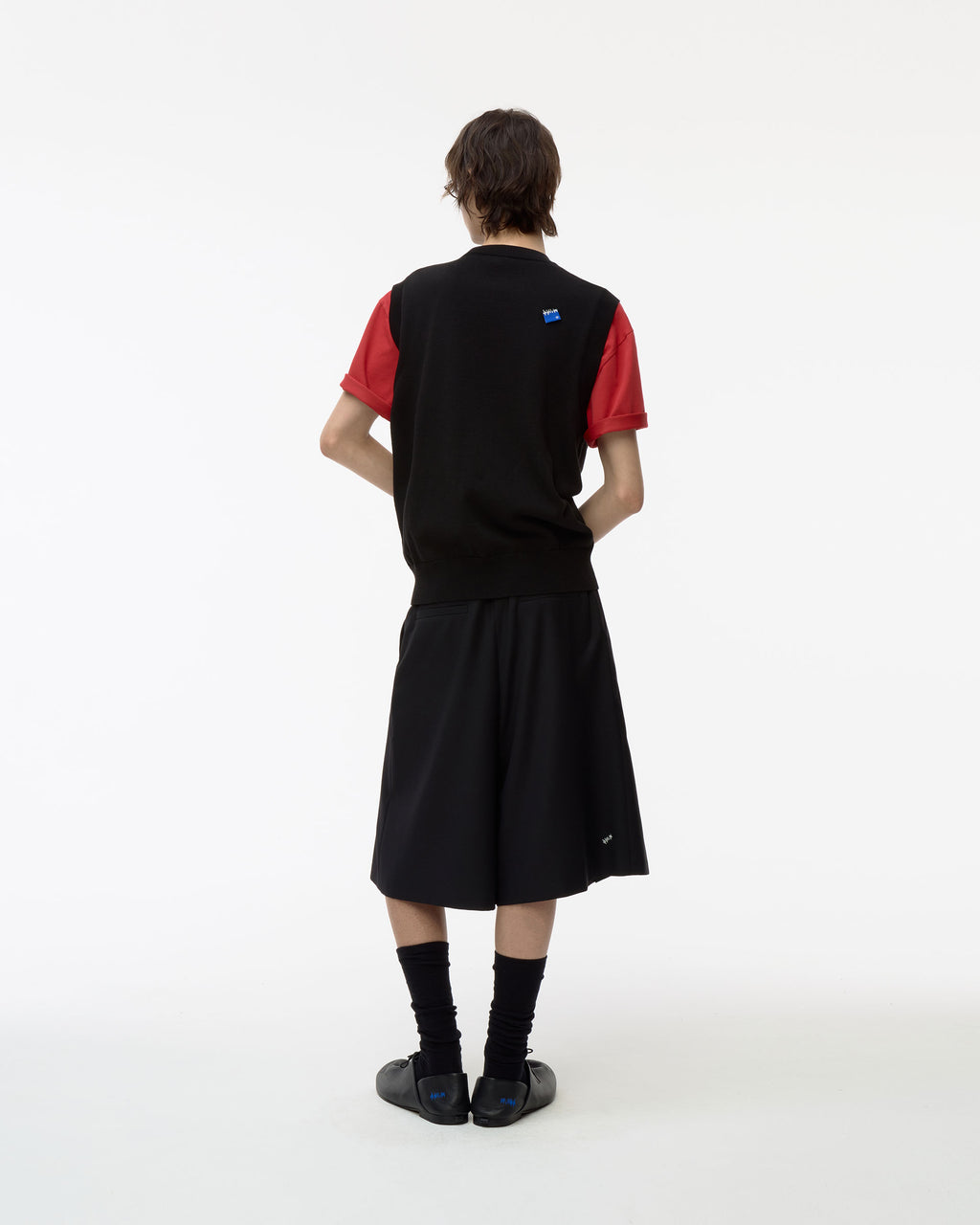 Ader Error - Sig; BL Tag knit vest 02 (Noir) product image 15 | TRAB K-Fashion Australia