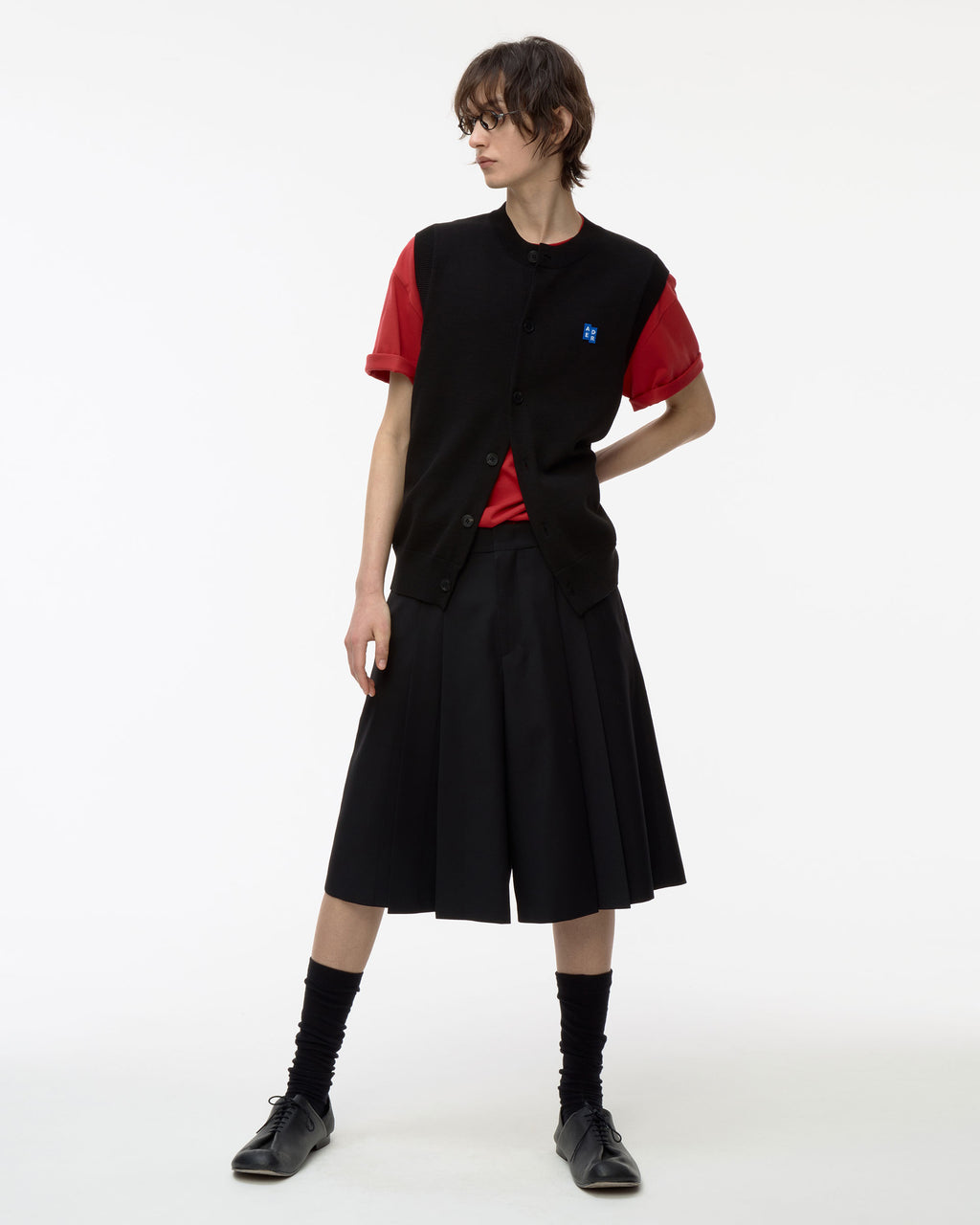 Ader Error - Sig; BL Tag knit vest 02 (Noir) product image 19 | TRAB K-Fashion Australia