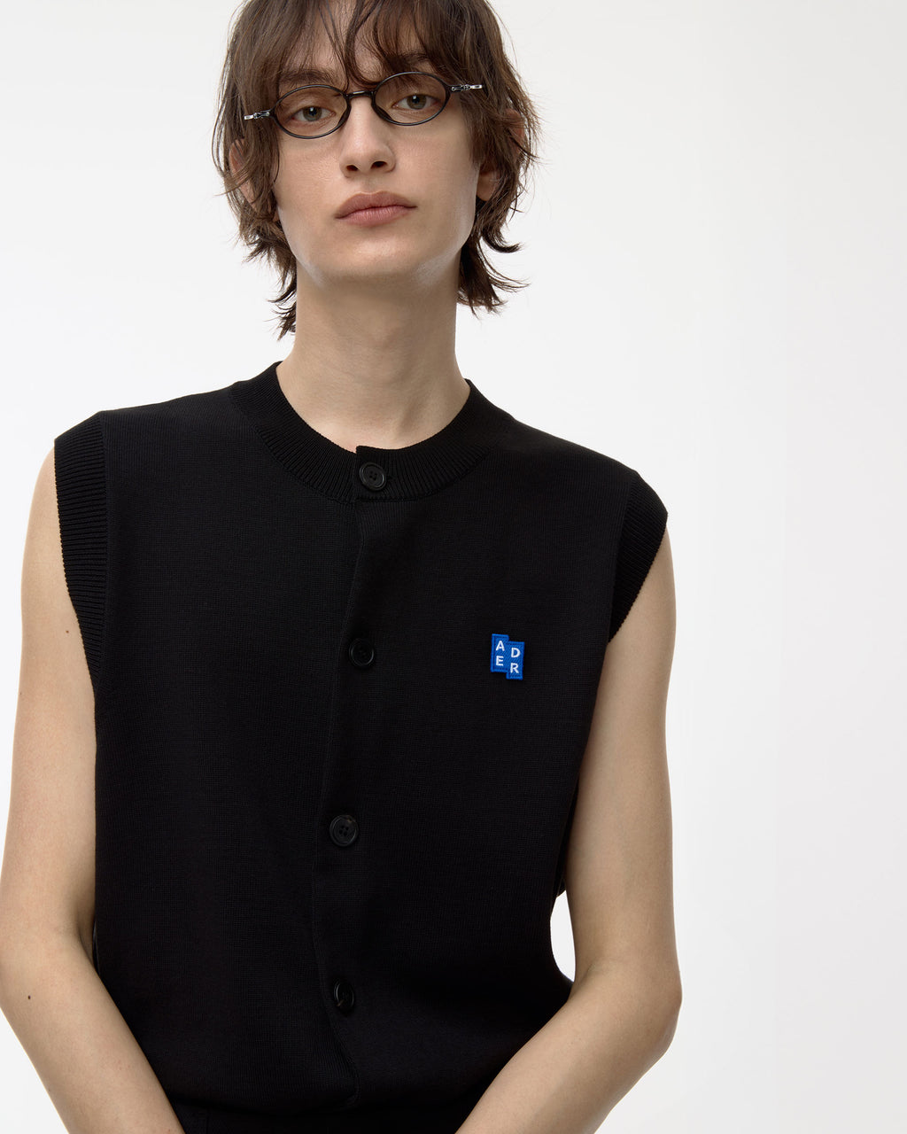 Ader Error - Sig; BL Tag knit vest 02 (Noir) product image 21 | TRAB K-Fashion Australia