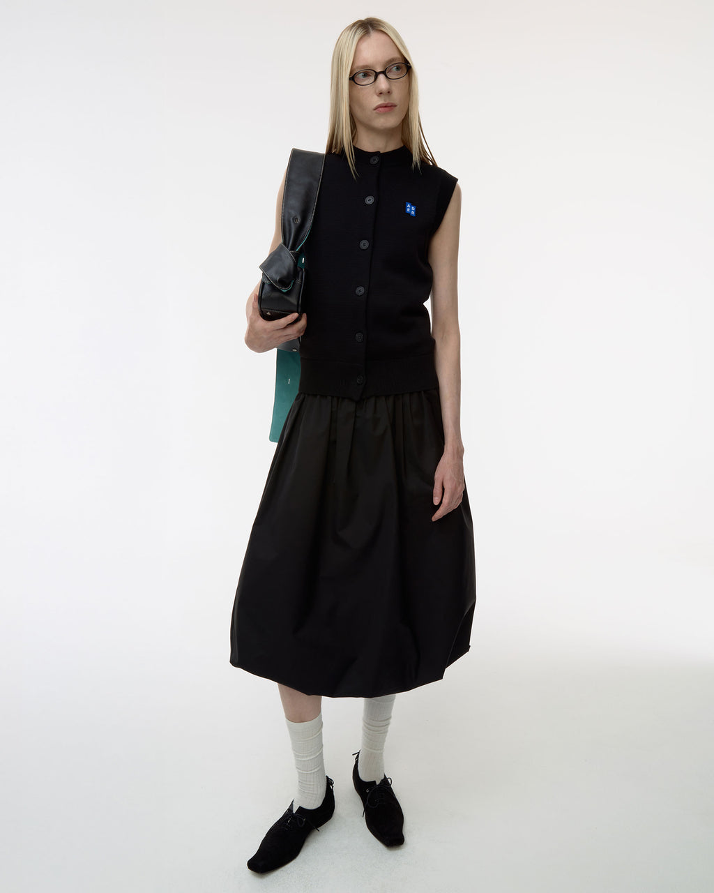 Ader Error - Sig; BL Tag knit vest 02 (Noir) product image 7 | TRAB K-Fashion Australia
