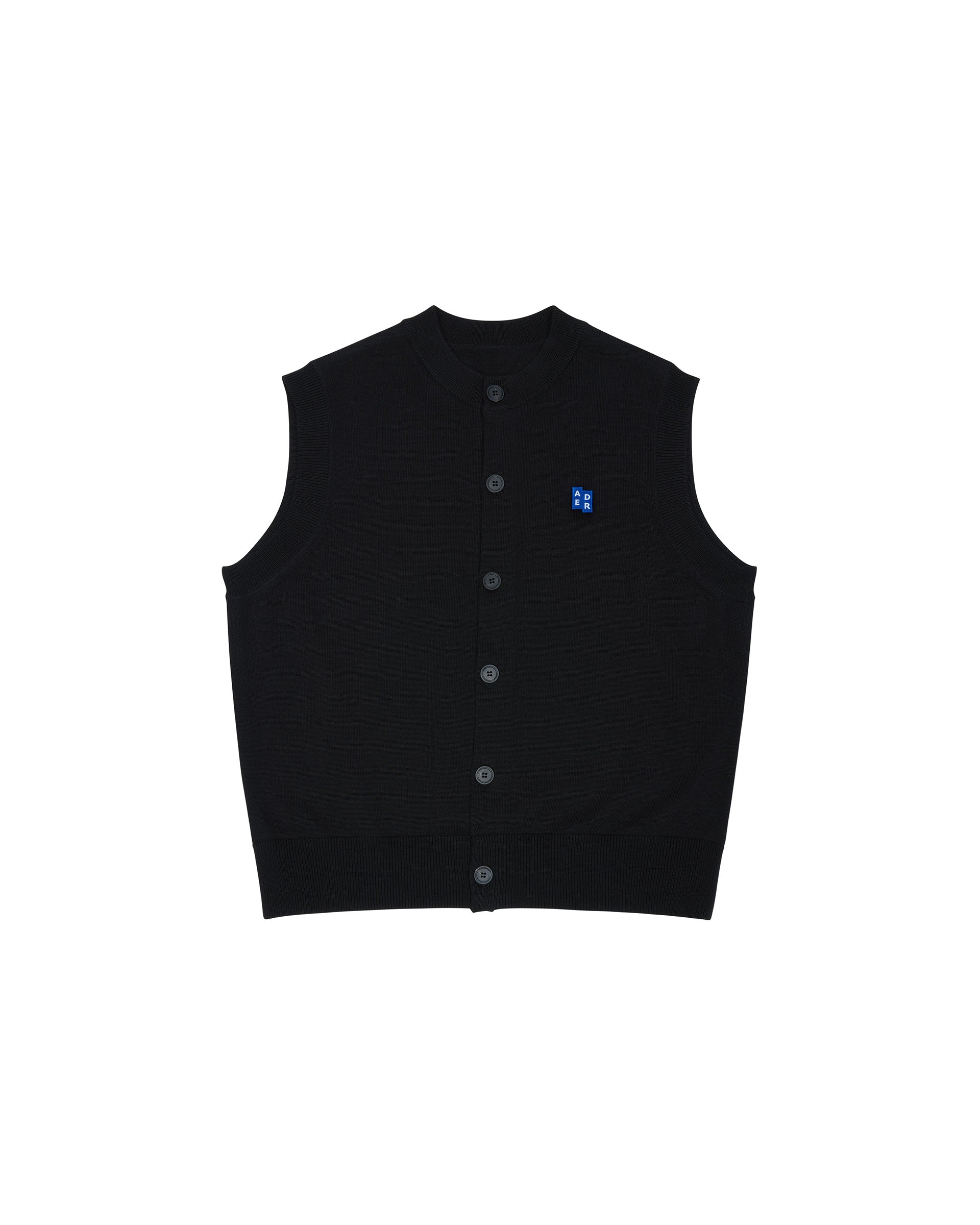 Ader Error - Sig; BL Tag knit vest 02 (Noir) product image 12 | TRAB K-Fashion Australia