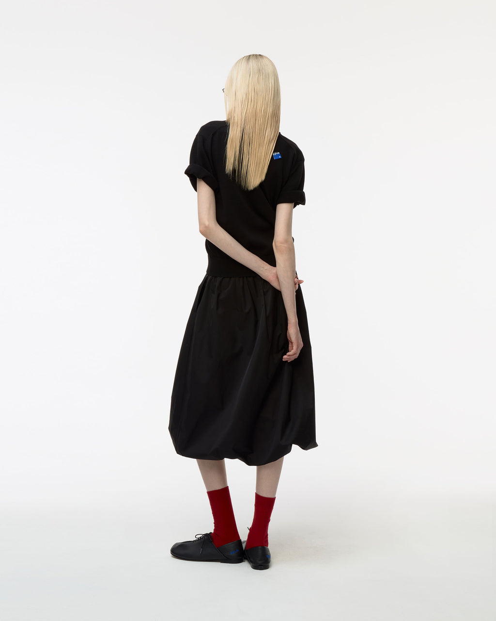 Ader Error - Sig; BL Tag half sleeve cardigan 01 (Noir) product image 3 | TRAB K-Fashion Australia