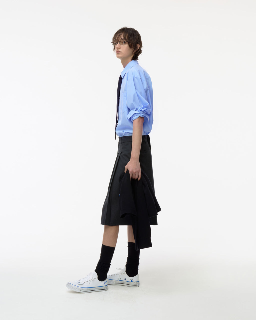 Ader Error - Sig; BL Tag shirt 01 (Sky blue) product image 14 | TRAB K-Fashion Australia