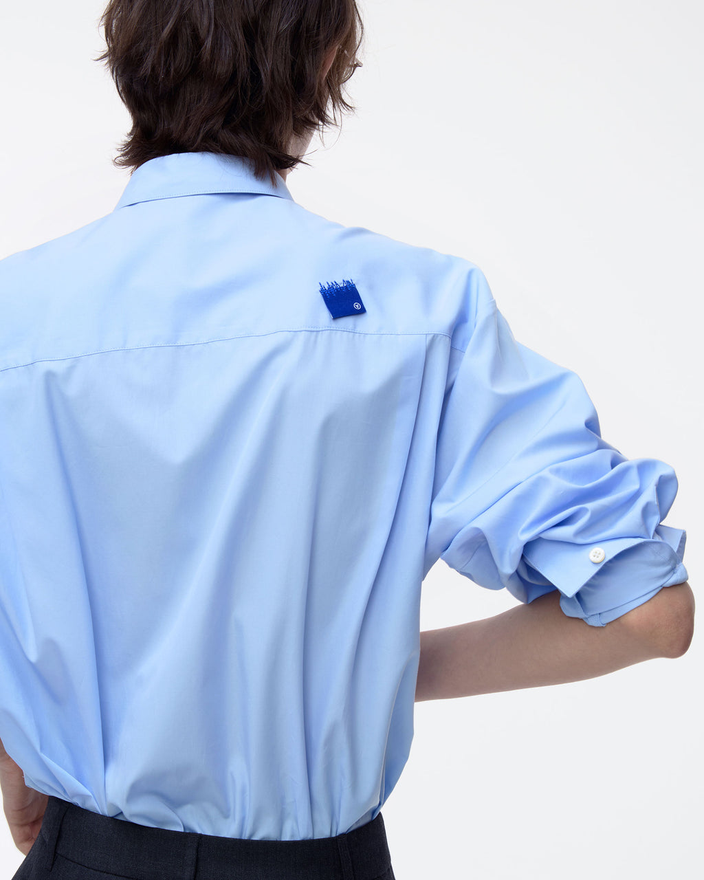 Ader Error - Sig; BL Tag shirt 01 (Sky blue) product image 18 | TRAB K-Fashion Australia