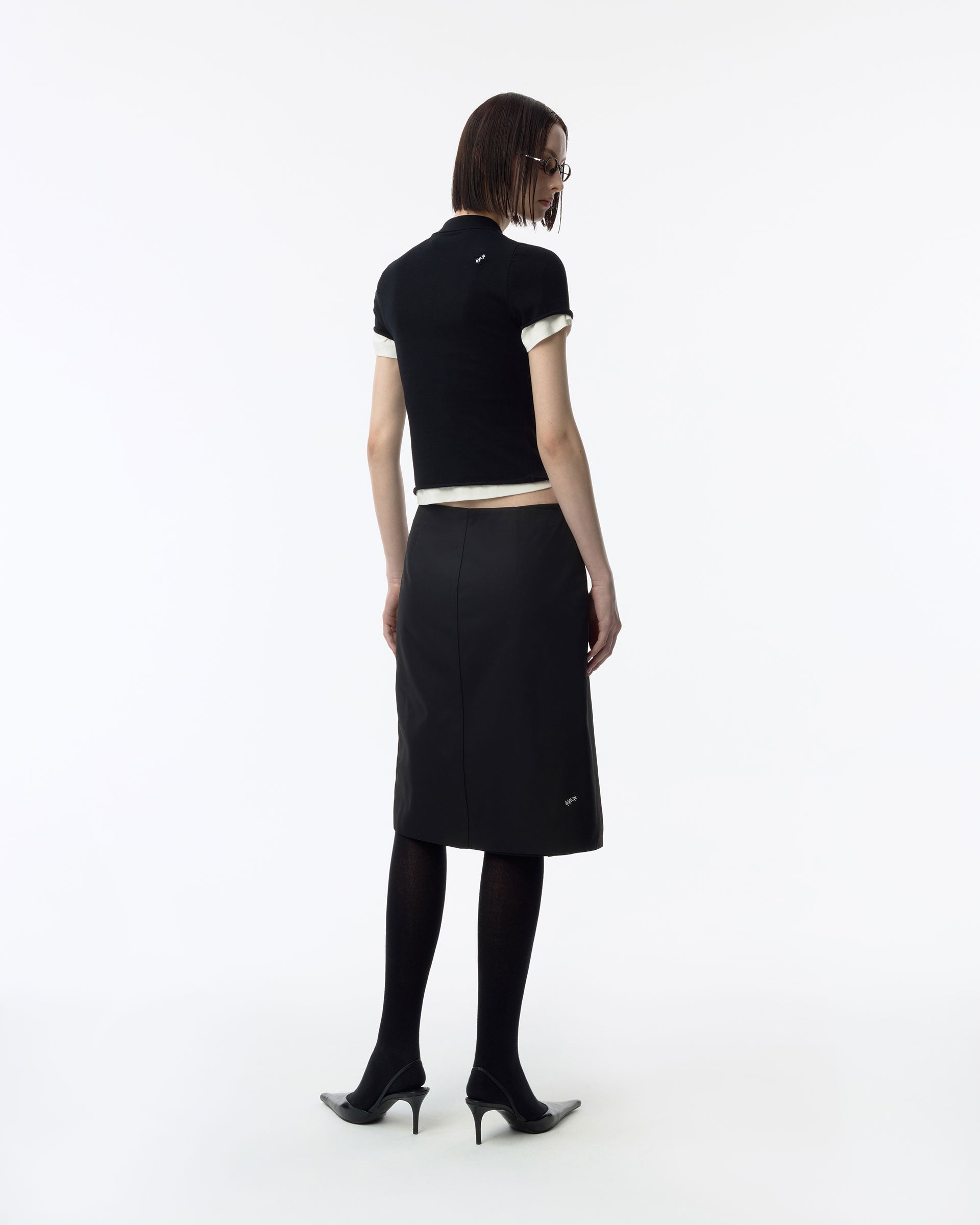 Ader Error - Sig; BK Tag skirt 01 (Noir) product image 4 | TRAB K-Fashion Australia