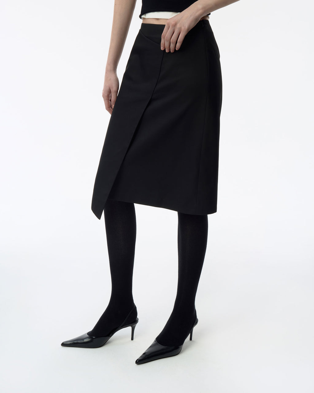 Ader Error - Sig; BK Tag skirt 01 (Noir) product image 6 | TRAB K-Fashion Australia