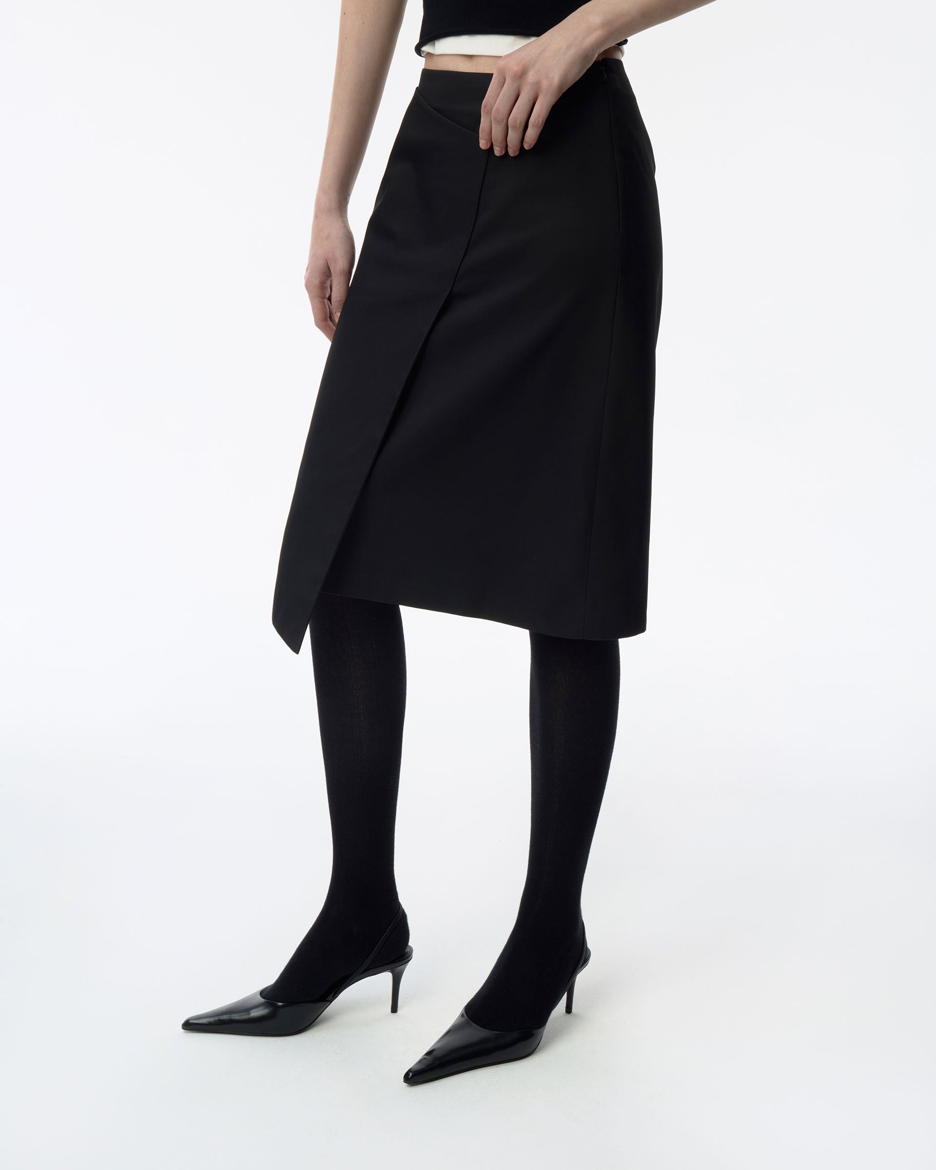Ader Error - Sig; BK Tag skirt 01 (Noir) product image 6 | TRAB K-Fashion Australia