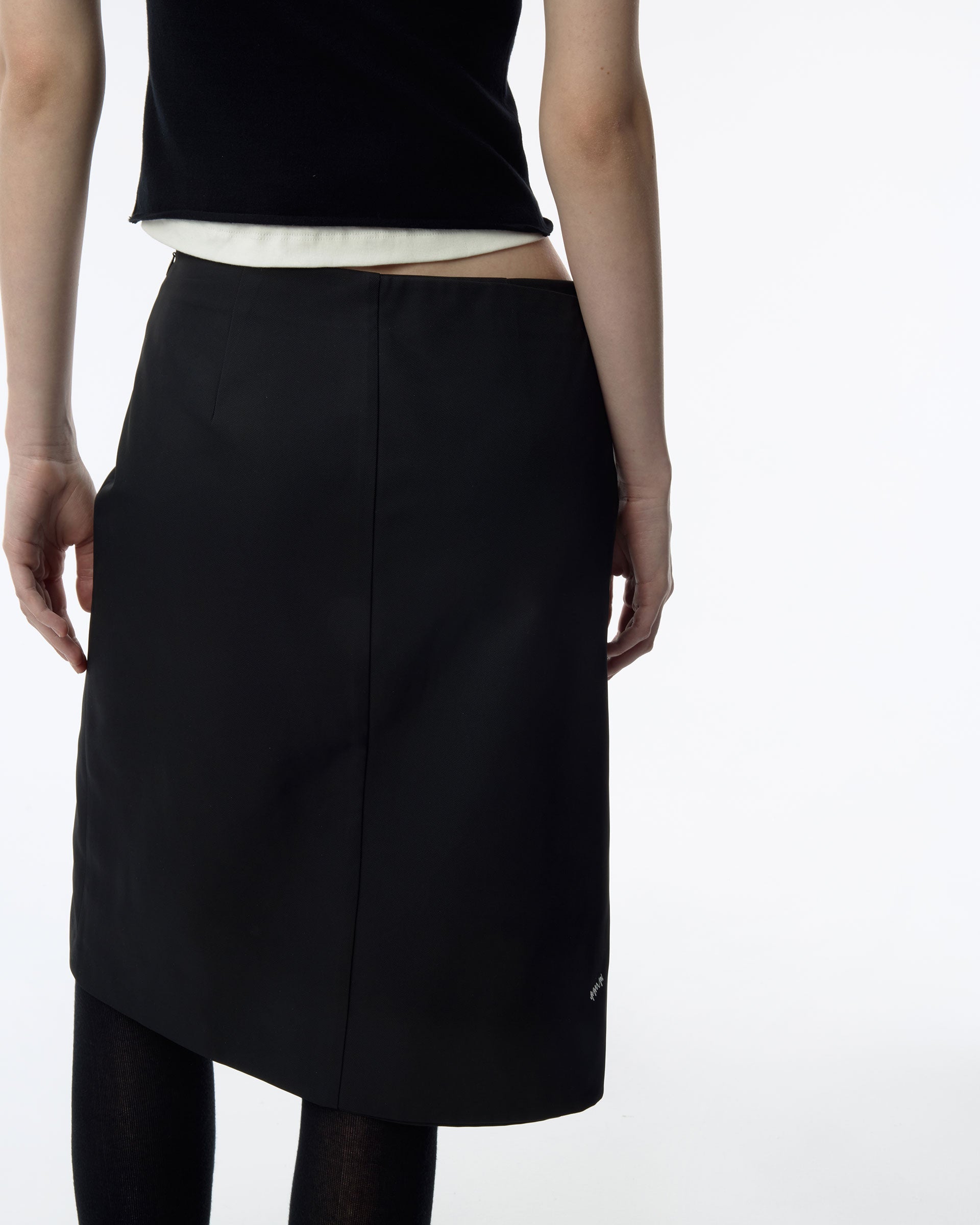 Ader Error - Sig; BK Tag skirt 01 (Noir) product image 10 | TRAB K-Fashion Australia