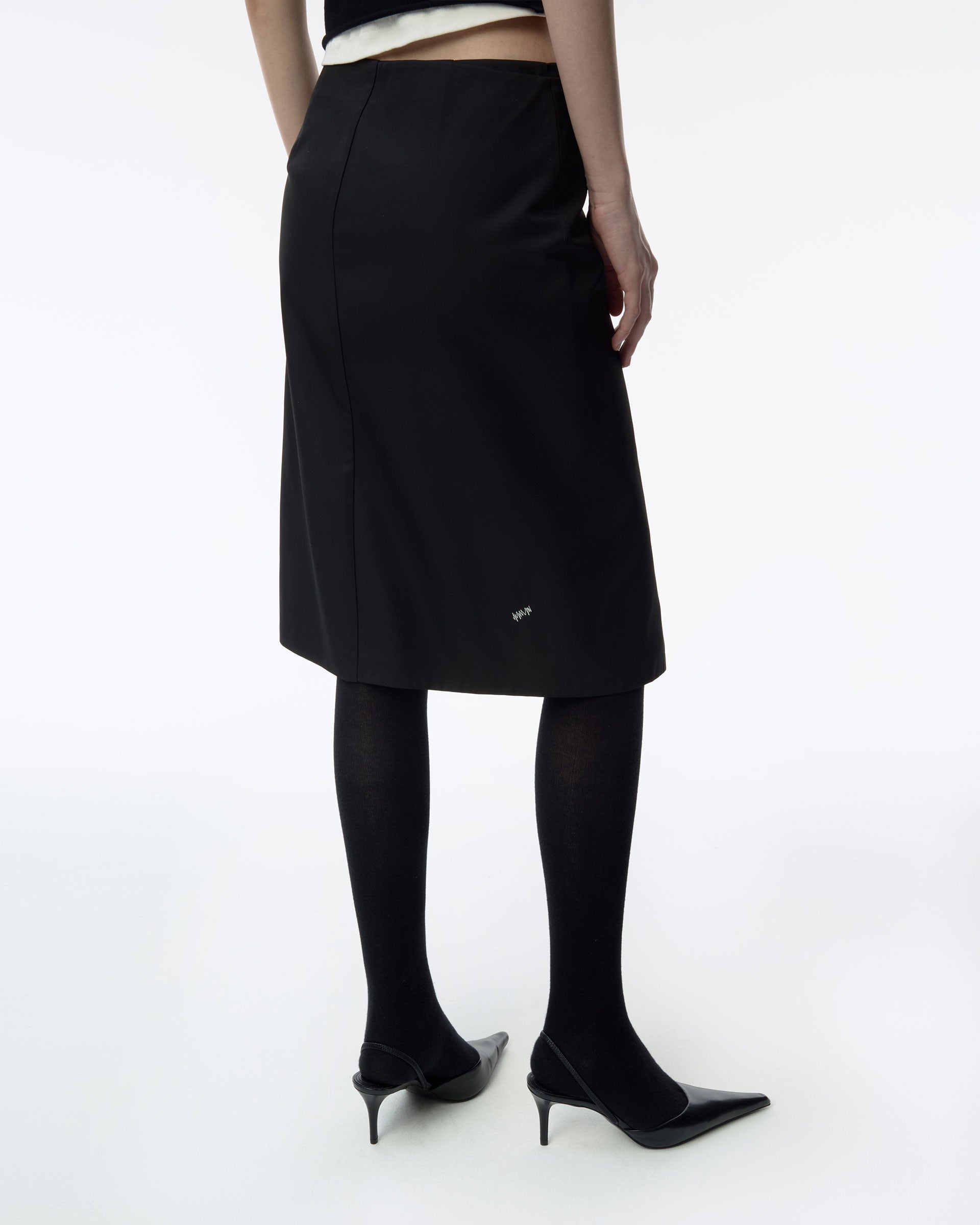 Ader Error - Sig; BK Tag skirt 01 (Noir) product image 9 | TRAB K-Fashion Australia