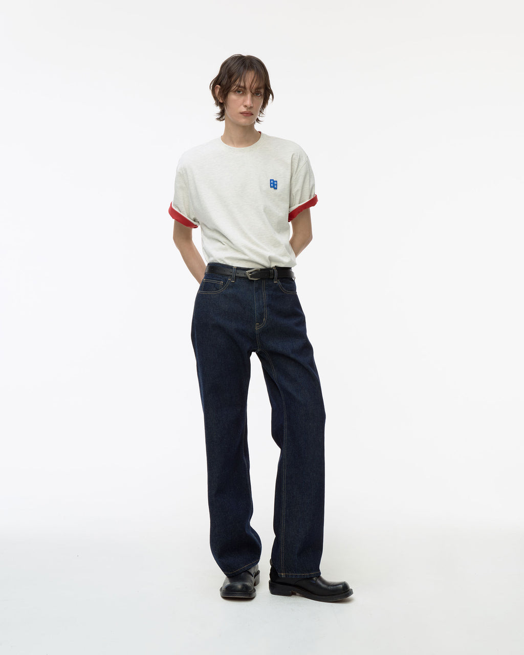 Ader Error - Sig; BL Tag t-shirt 01 (Oatmeal) product image 9 | TRAB K-Fashion Australia