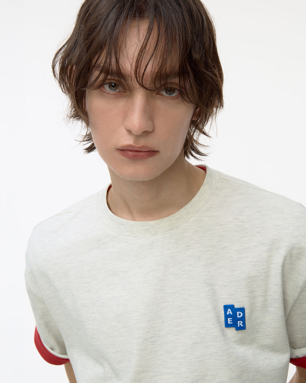Ader Error - Sig; BL Tag t-shirt 01 (Oatmeal) product image 11 | TRAB K-Fashion Australia