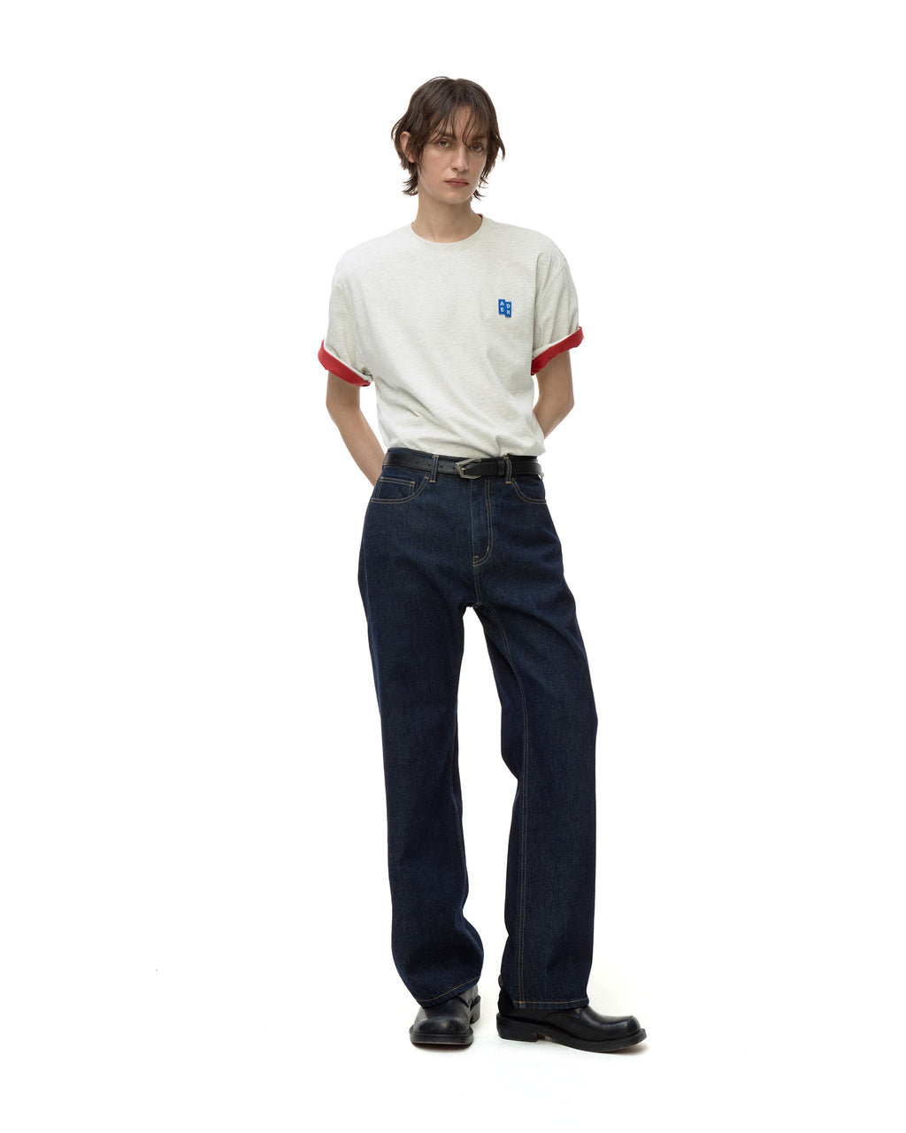 Ader Error - Sig; BL Tag t-shirt 01 (Oatmeal) product image 14 | TRAB K-Fashion Australia