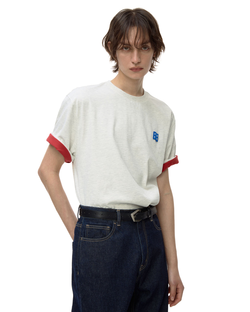 Ader Error - Sig; BL Tag t-shirt 01 (Oatmeal) product image 15 | TRAB K-Fashion Australia