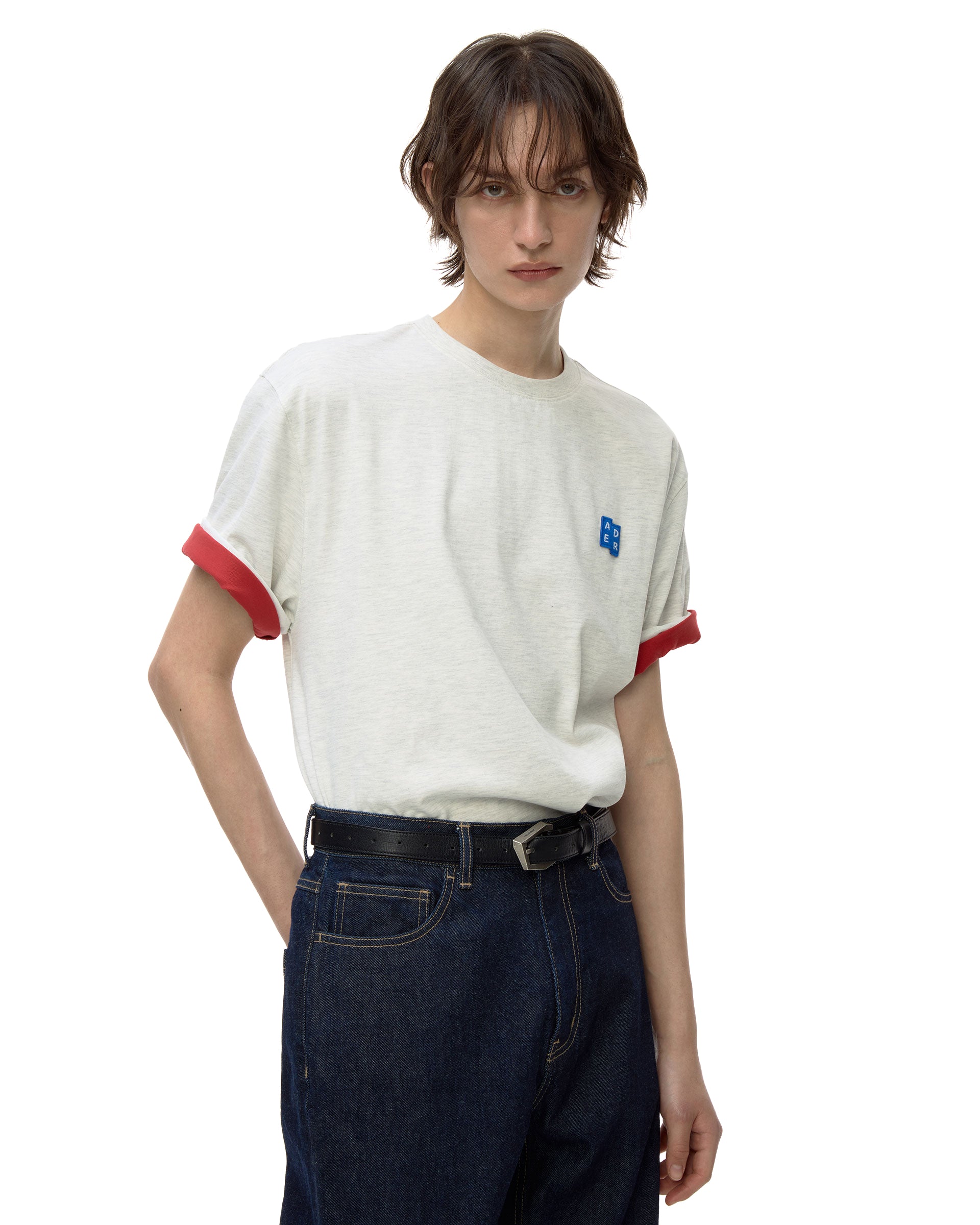 Ader Error - Sig; BL Tag t-shirt 01 (Oatmeal) product image 15 | TRAB K-Fashion Australia