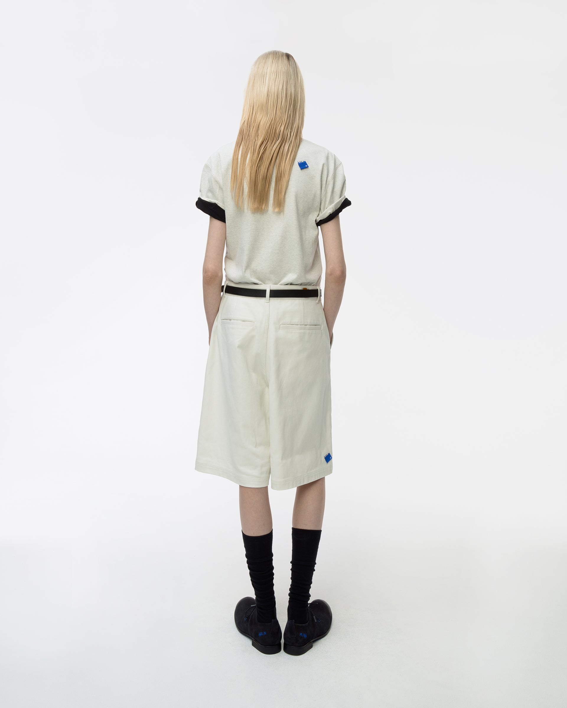 Ader Error - Sig; BL Tag t-shirt 01 (Oatmeal) product image 2 | TRAB K-Fashion Australia