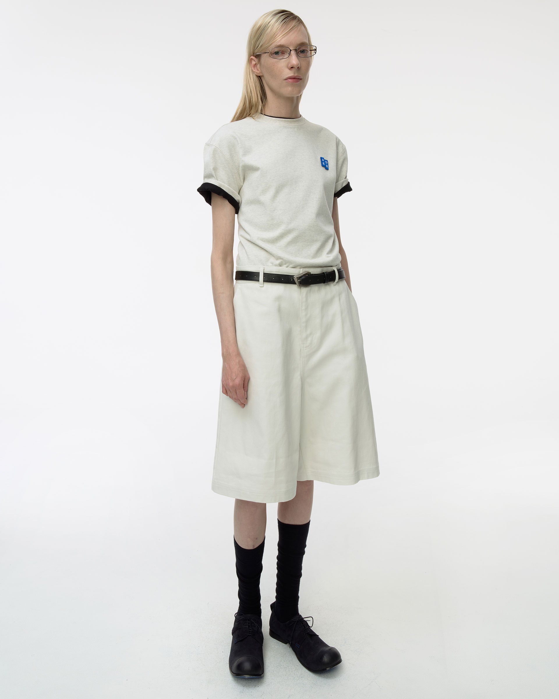 Ader Error - Sig; BL Tag t-shirt 01 (Oatmeal) product image 4 | TRAB K-Fashion Australia