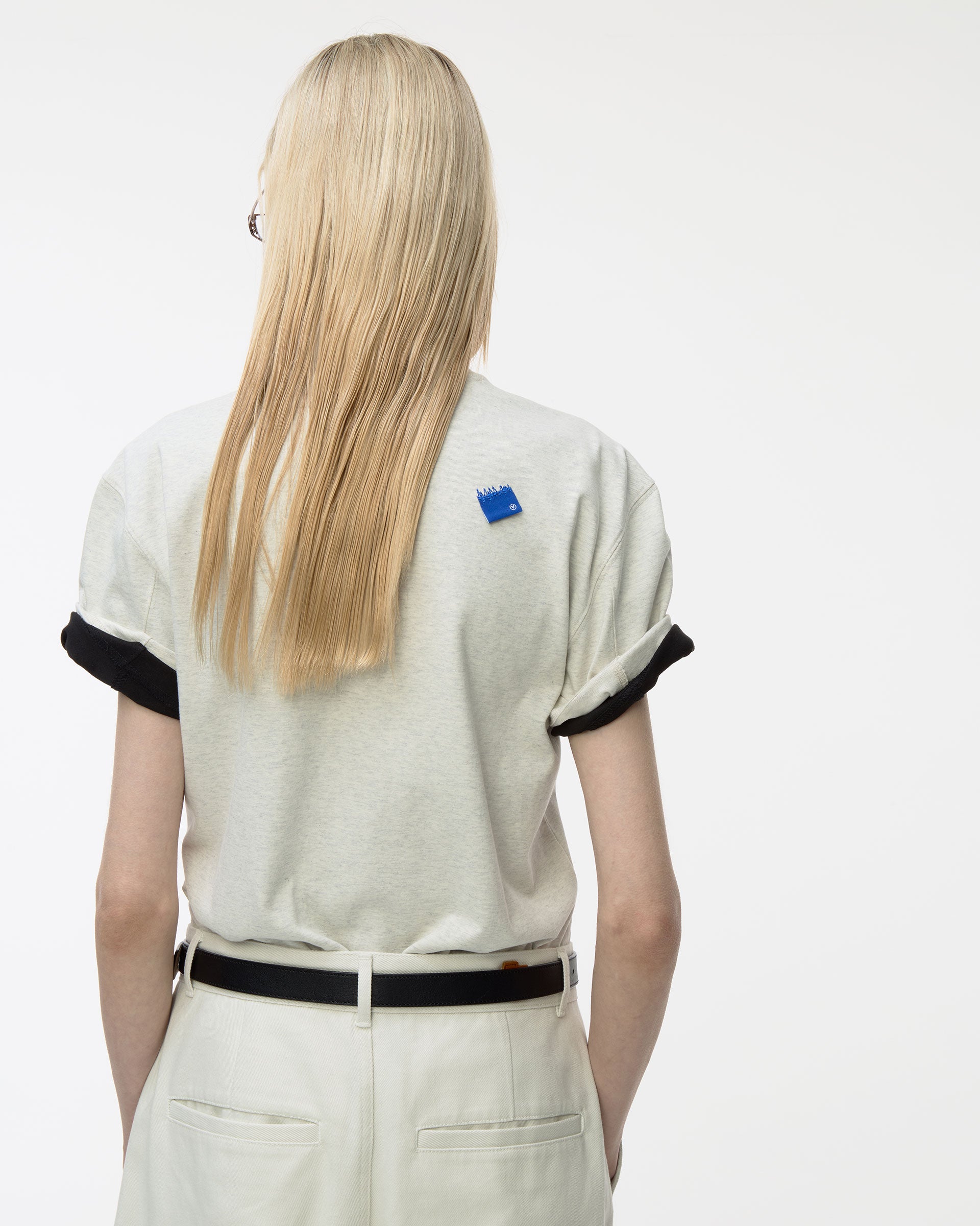 Ader Error - Sig; BL Tag t-shirt 01 (Oatmeal) product image 5 | TRAB K-Fashion Australia