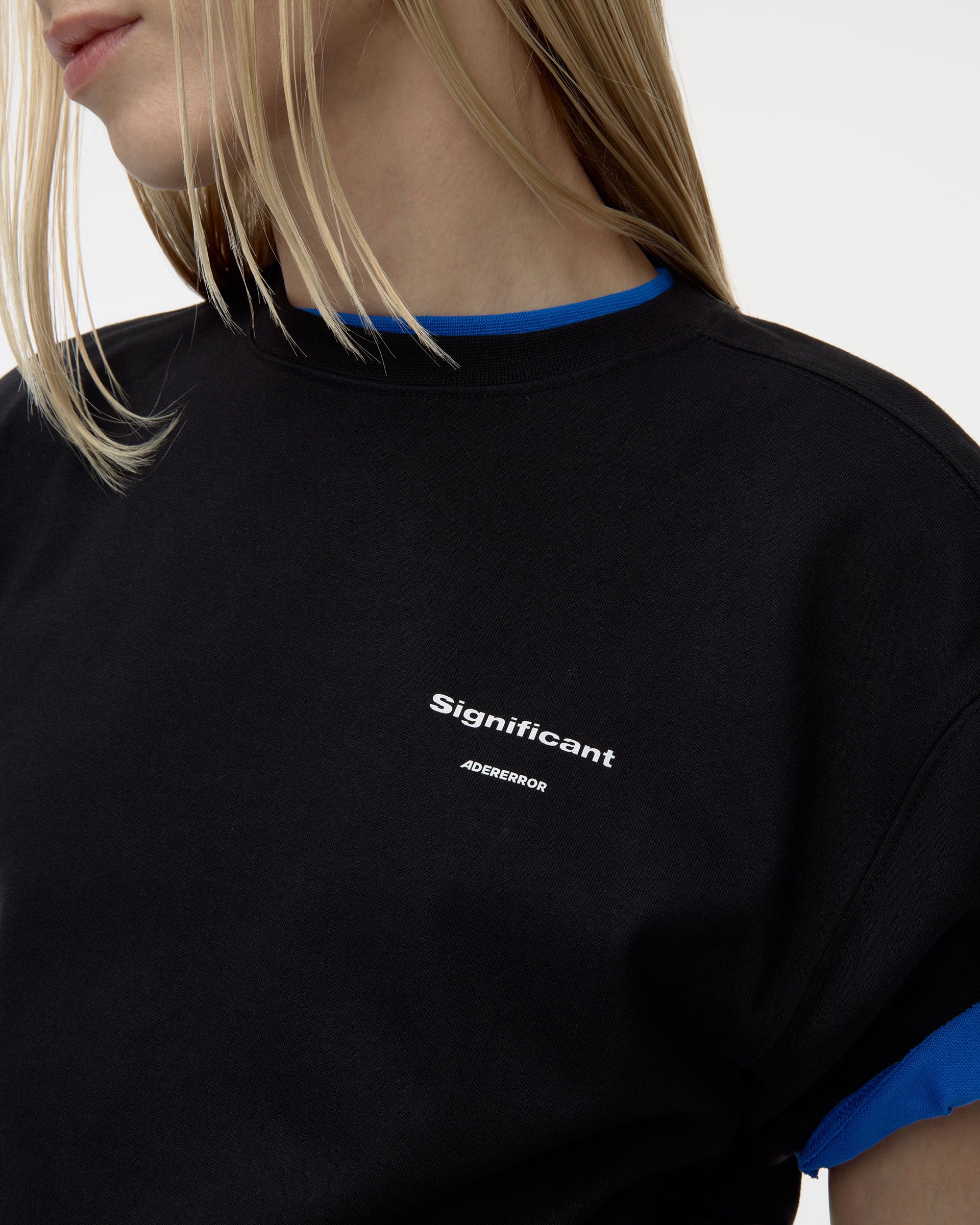 Ader Error - Sig; BL Tag T-shirt 08 (Noir) product image 4 | TRAB K-Fashion Australia