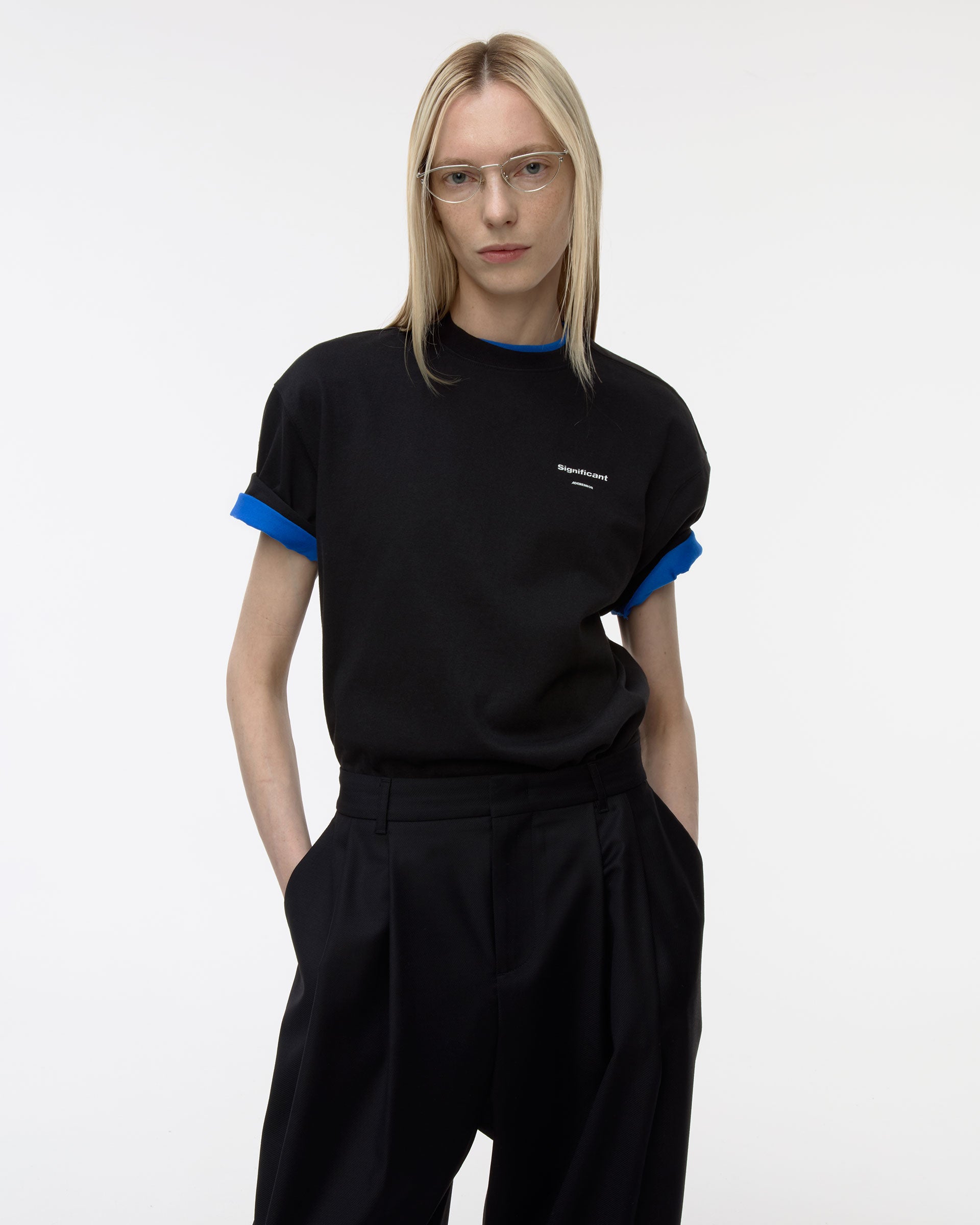 Ader Error - Sig; BL Tag T-shirt 08 (Noir) product image 5 | TRAB K-Fashion Australia