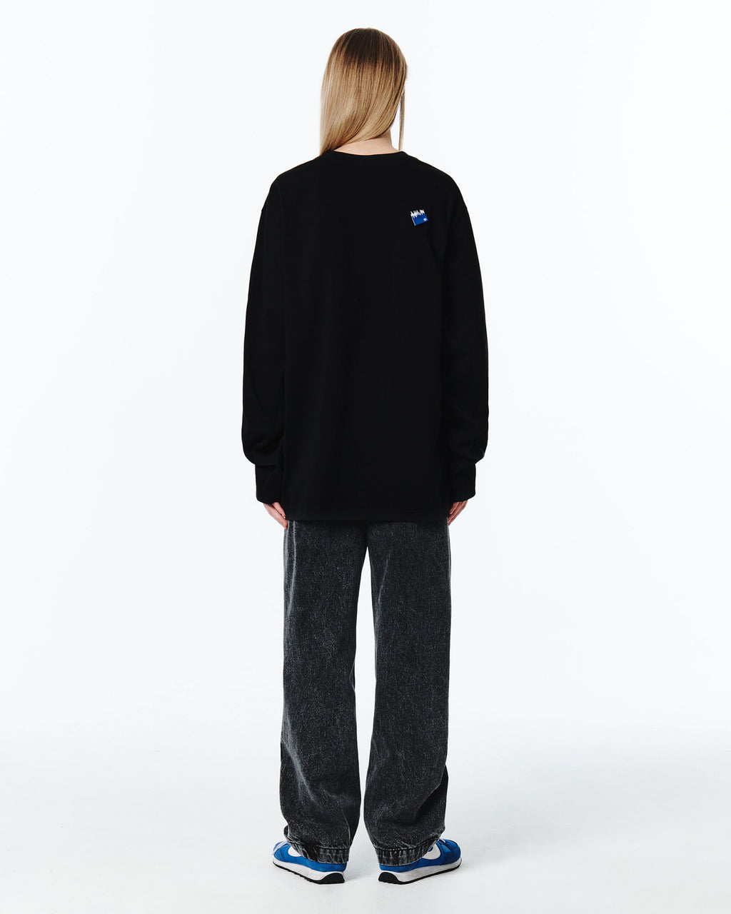 Ader Error - Sig; BL Tag LS t-shirt 01 (Noir) product image 5 | TRAB K-Fashion Australia