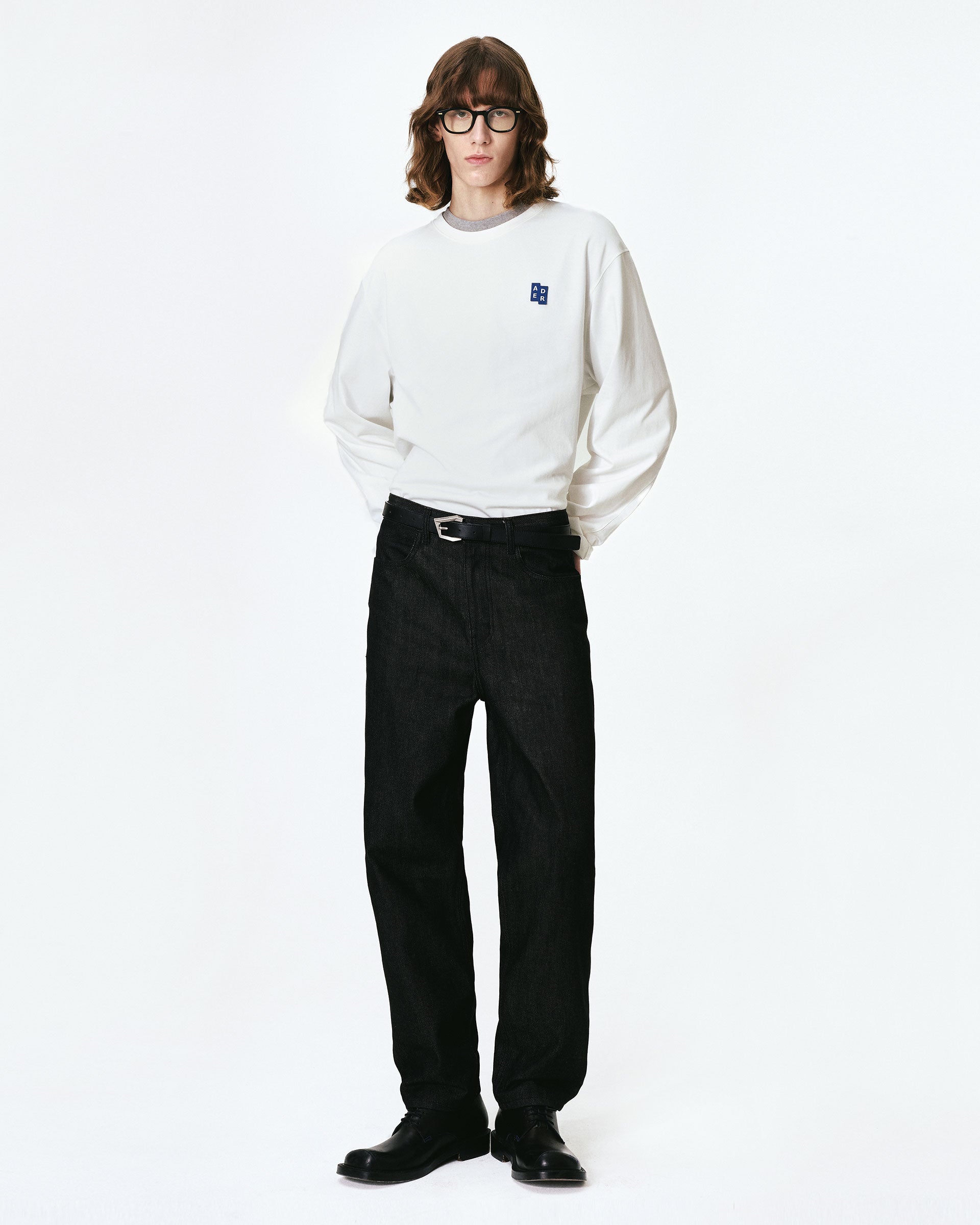 Ader Error - Sig; BL Tag LS t-shirt 01 (Off White) product image 7 | TRAB K-Fashion Australia