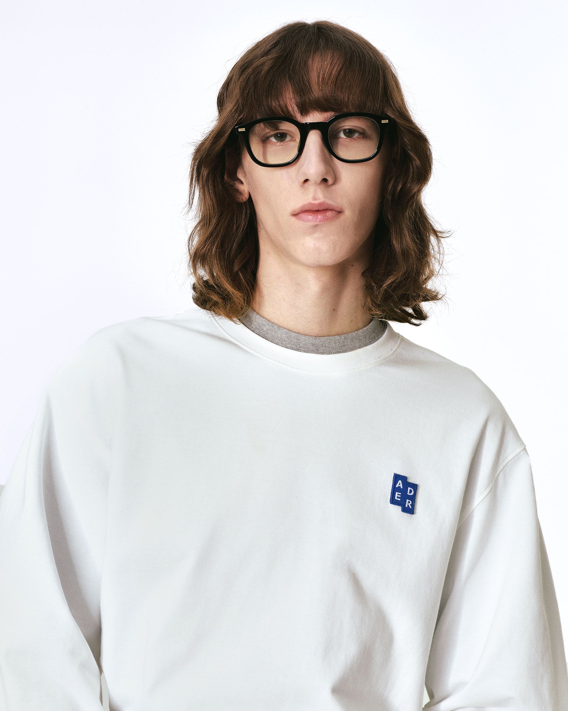 Ader Error - Sig; BL Tag LS t-shirt 01 (Off White) product image 8 | TRAB K-Fashion Australia