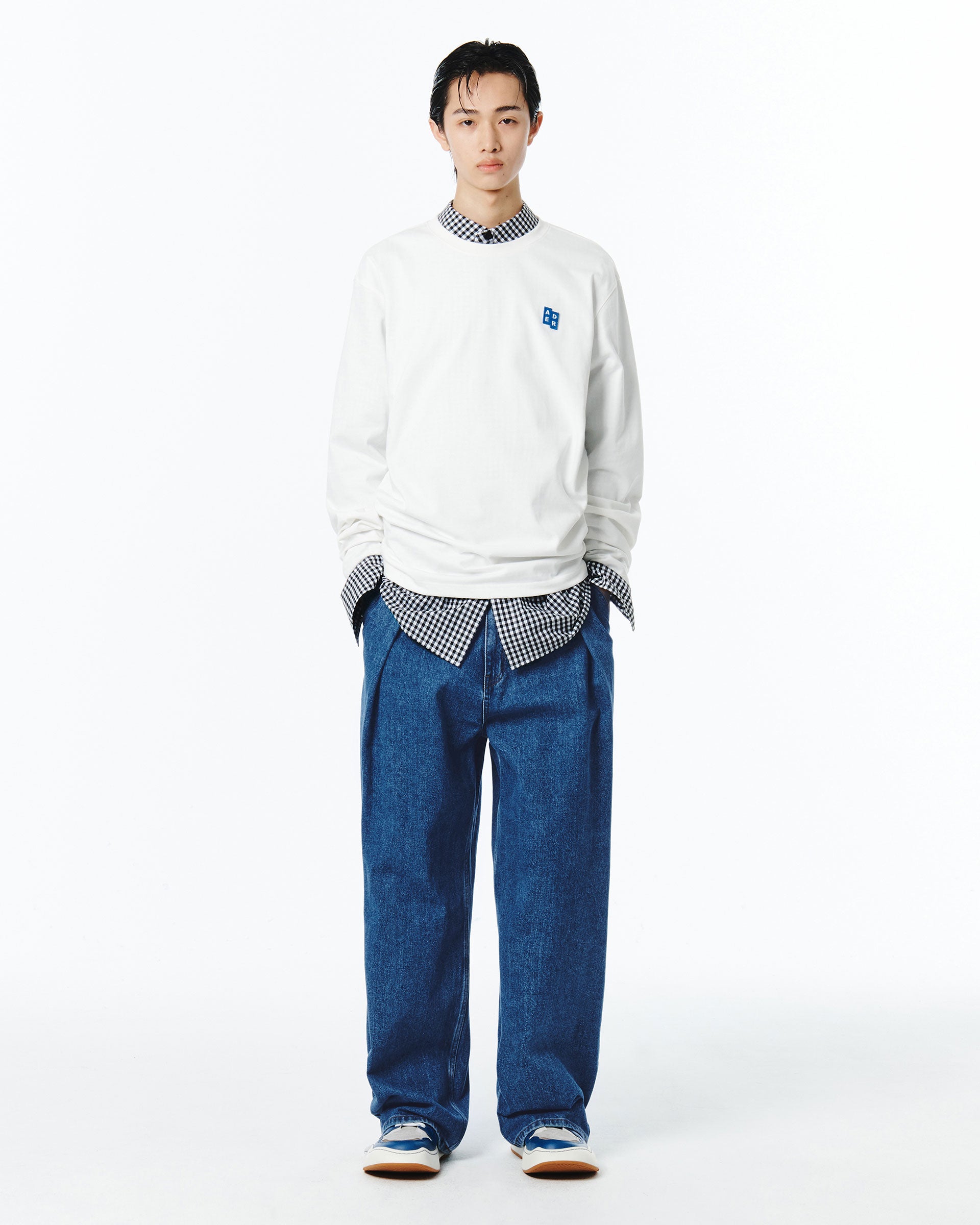 Ader Error - Sig; BL Tag LS t-shirt 01 (Off White) product image 9 | TRAB K-Fashion Australia