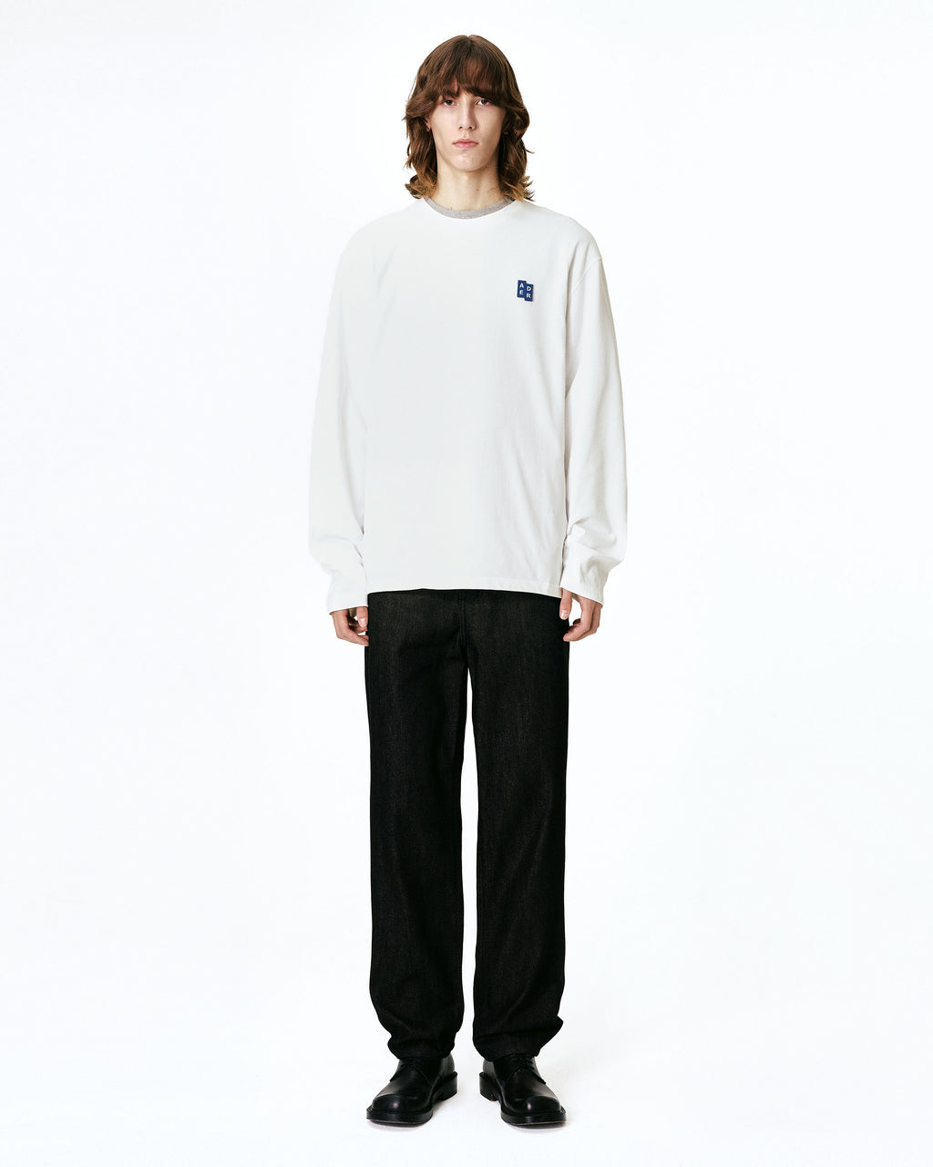 Ader Error - Sig; BL Tag LS t-shirt 01 (Off White) product image 11 | TRAB K-Fashion Australia