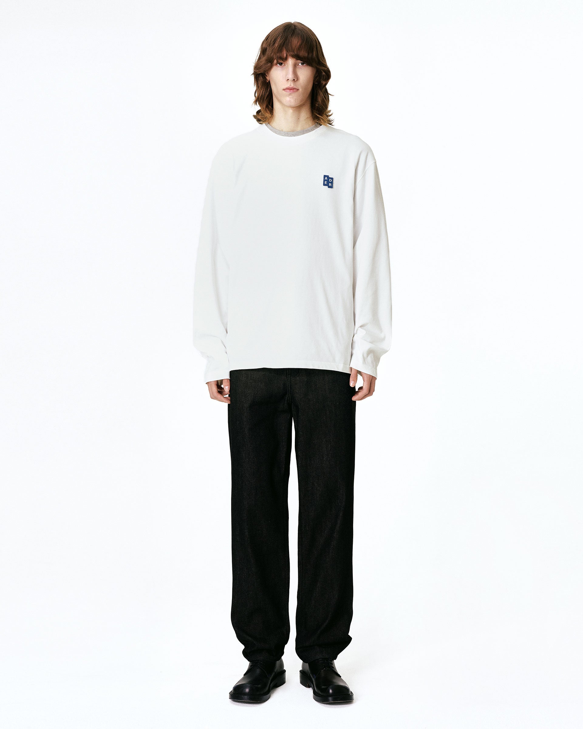 Ader Error - Sig; BL Tag LS t-shirt 01 (Off White) product image 11 | TRAB K-Fashion Australia